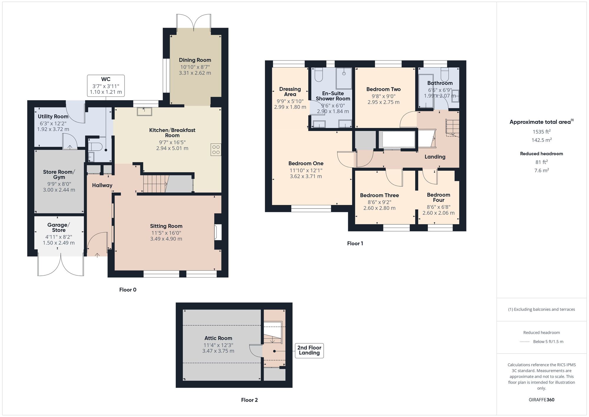 Floorplan of 4 bedroom Semi Detached House for sale, Farley Dell, Coleford, Somerset, BA3