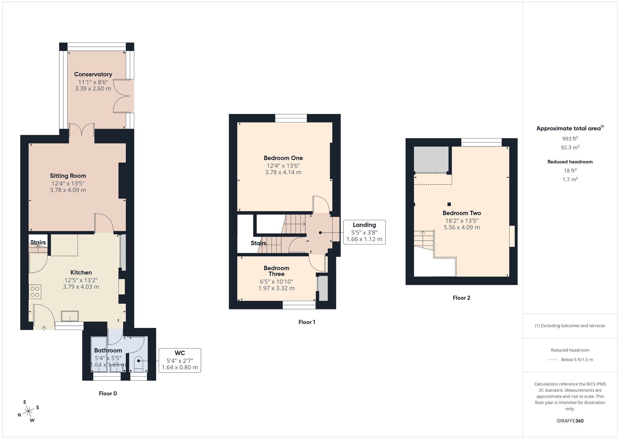 Floorplan of 3 bedroom Mid Terrace House for sale, Steam Mills, Midsomer Norton, Somerset, BA3