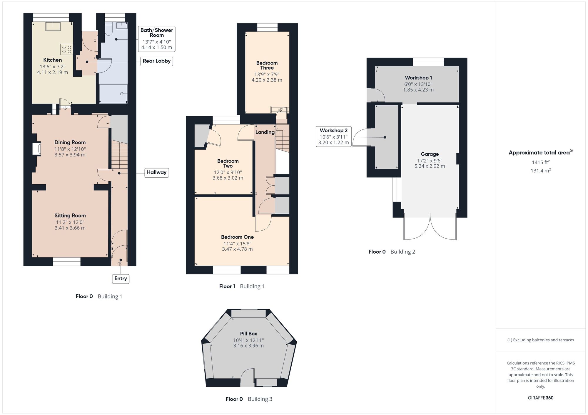 Floorplan of 3 bedroom End Terrace House for sale, Westfield Terrace, Westfield, Somerset, BA3