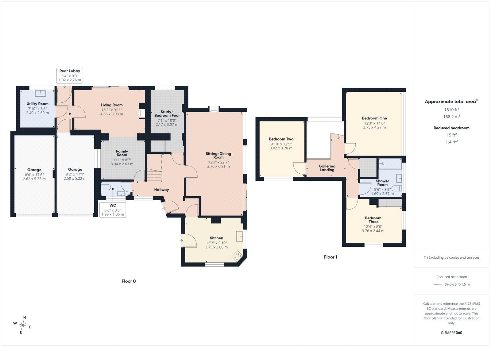 Floorplan of 4 bedroom Detached House for sale, Church Lane, Farrington Gurney, Somerset, BS39