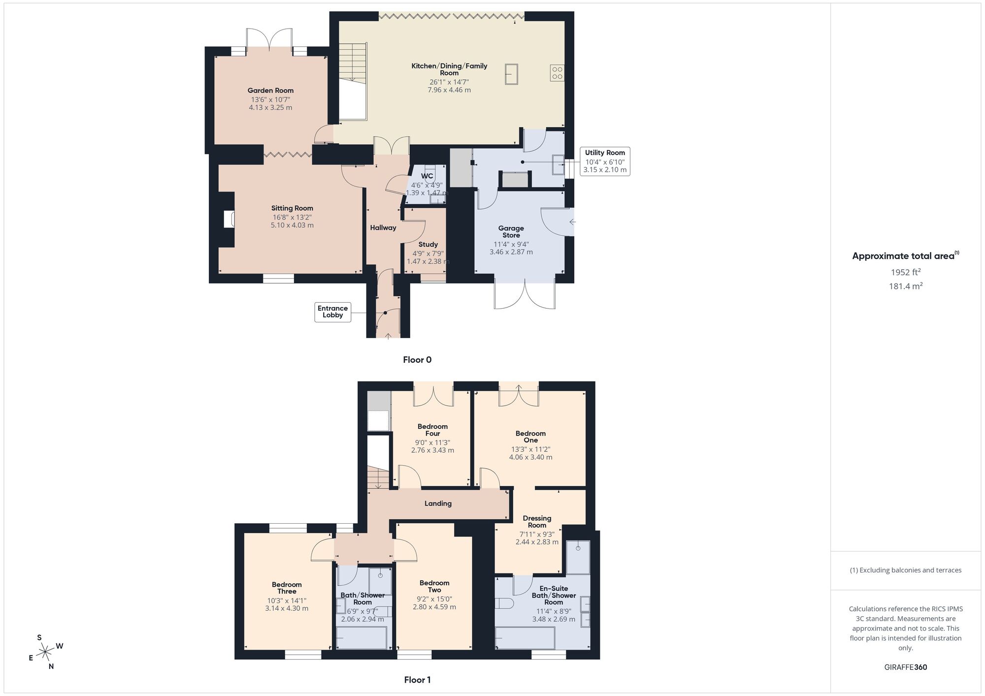 Floorplan of 4 bedroom Semi Detached House for sale, Fosse Road, Oakhill, Somerset, BA3