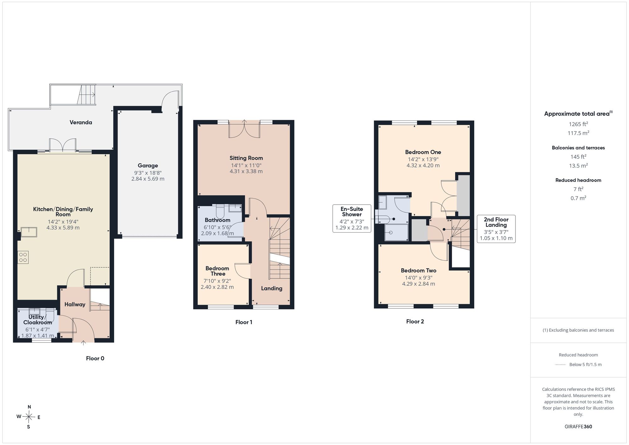 Floorplan of 3 bedroom End Terrace House for sale, Shoe Lane, Paulton, Somerset, BS39