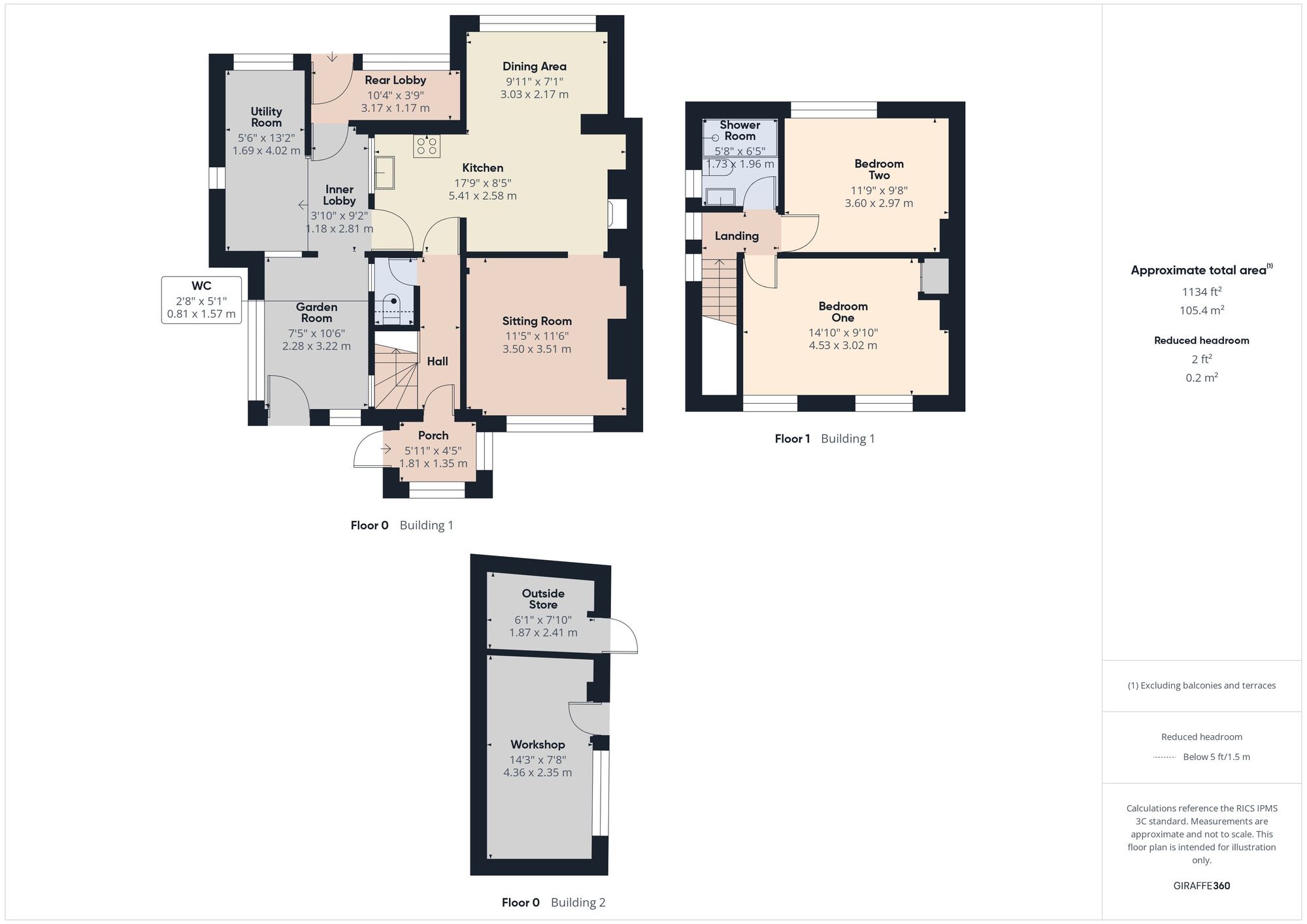 Floorplan of 2 bedroom End Terrace House for sale, Beacon View, Coleford, Somerset, BA3
