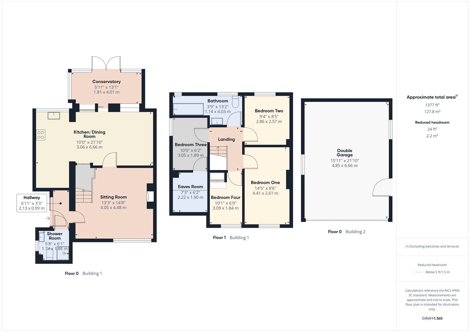 Floorplan of 4 bedroom Semi Detached House for sale, Waterside Crescent, Westfield, Somerset, BA3
