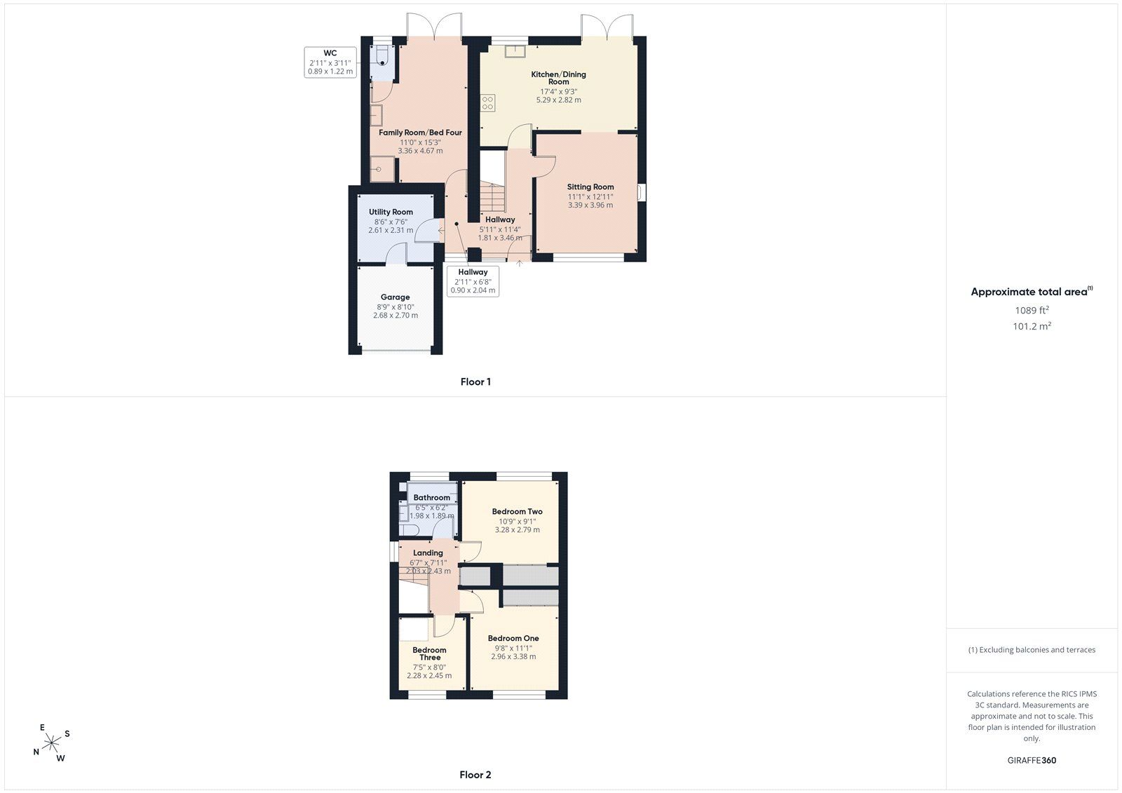 Floorplan of 4 bedroom Semi Detached House for sale, Waterford Park, Westfield, Somerset, BA3