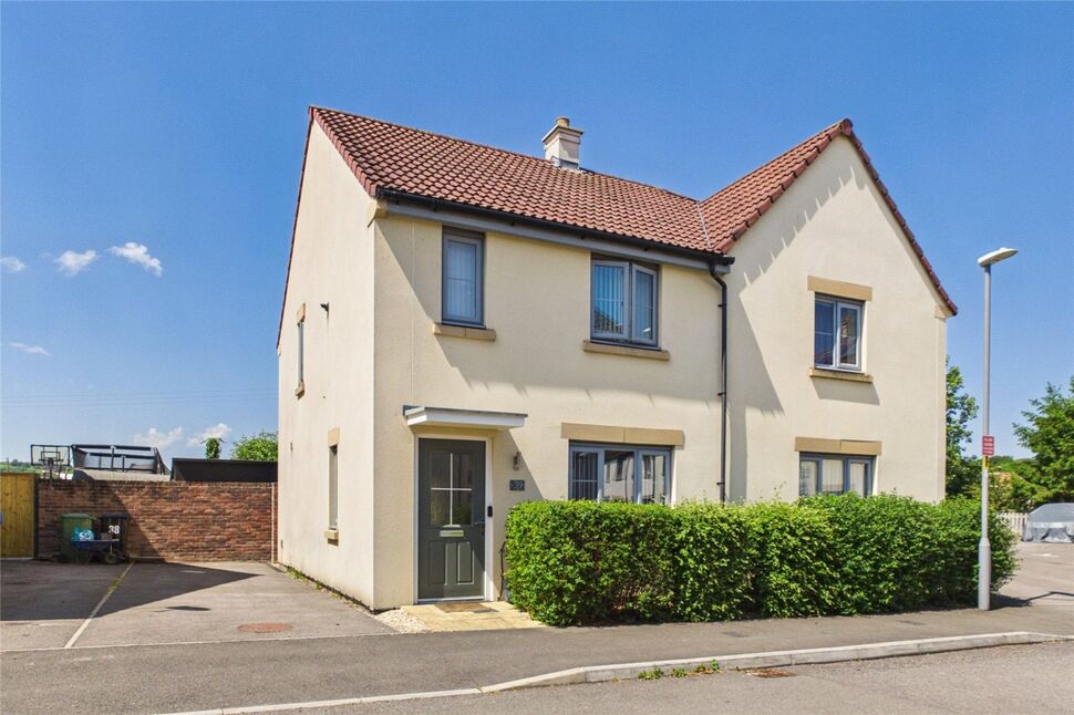 Main image of 2 bedroom Semi Detached House for sale, Brookside Drive, Farmborough, Somerset, BA2
