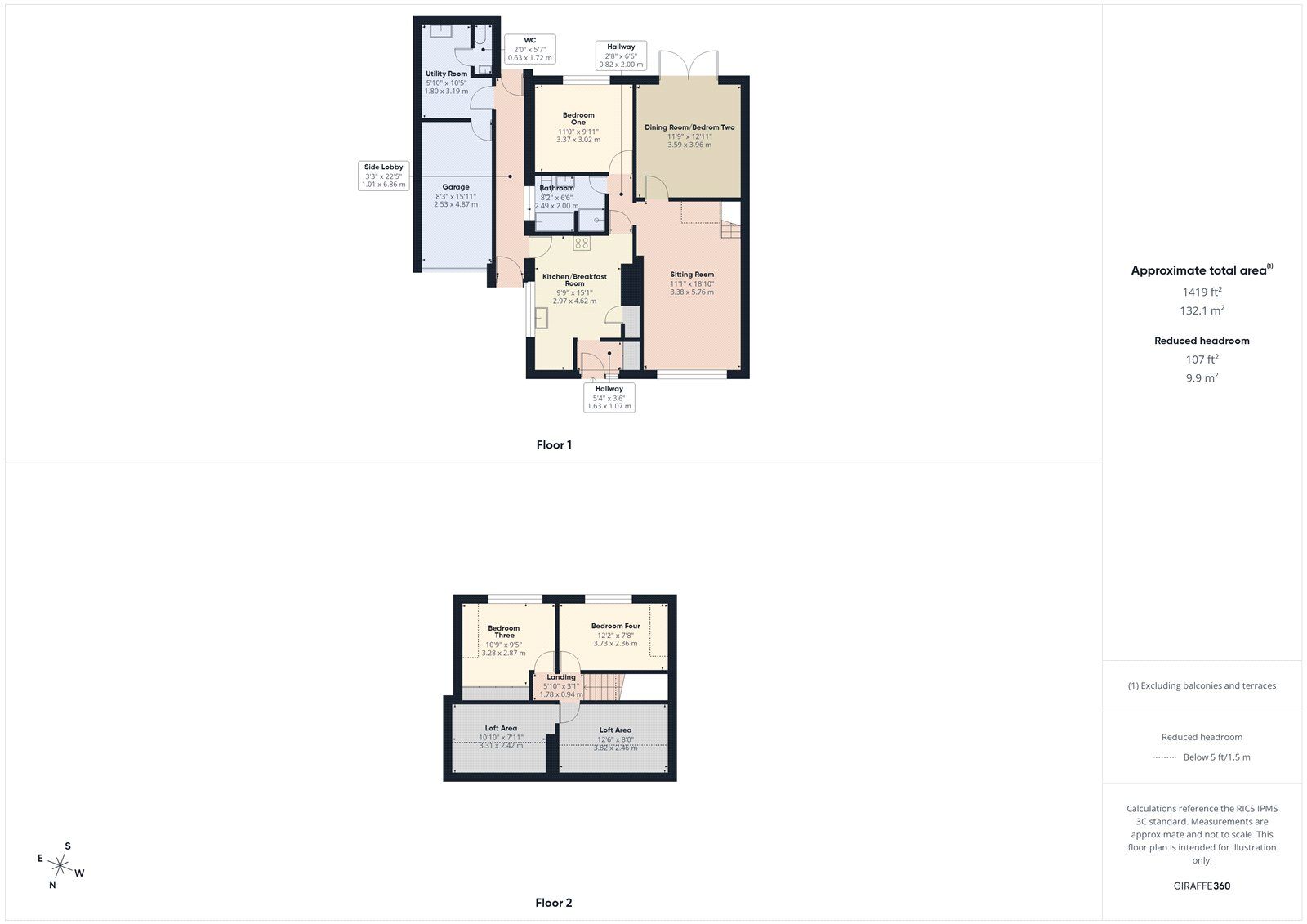 Floorplan of 4 bedroom Semi Detached Bungalow for sale, Somer Avenue, Midsomer Norton, Somerset, BA3