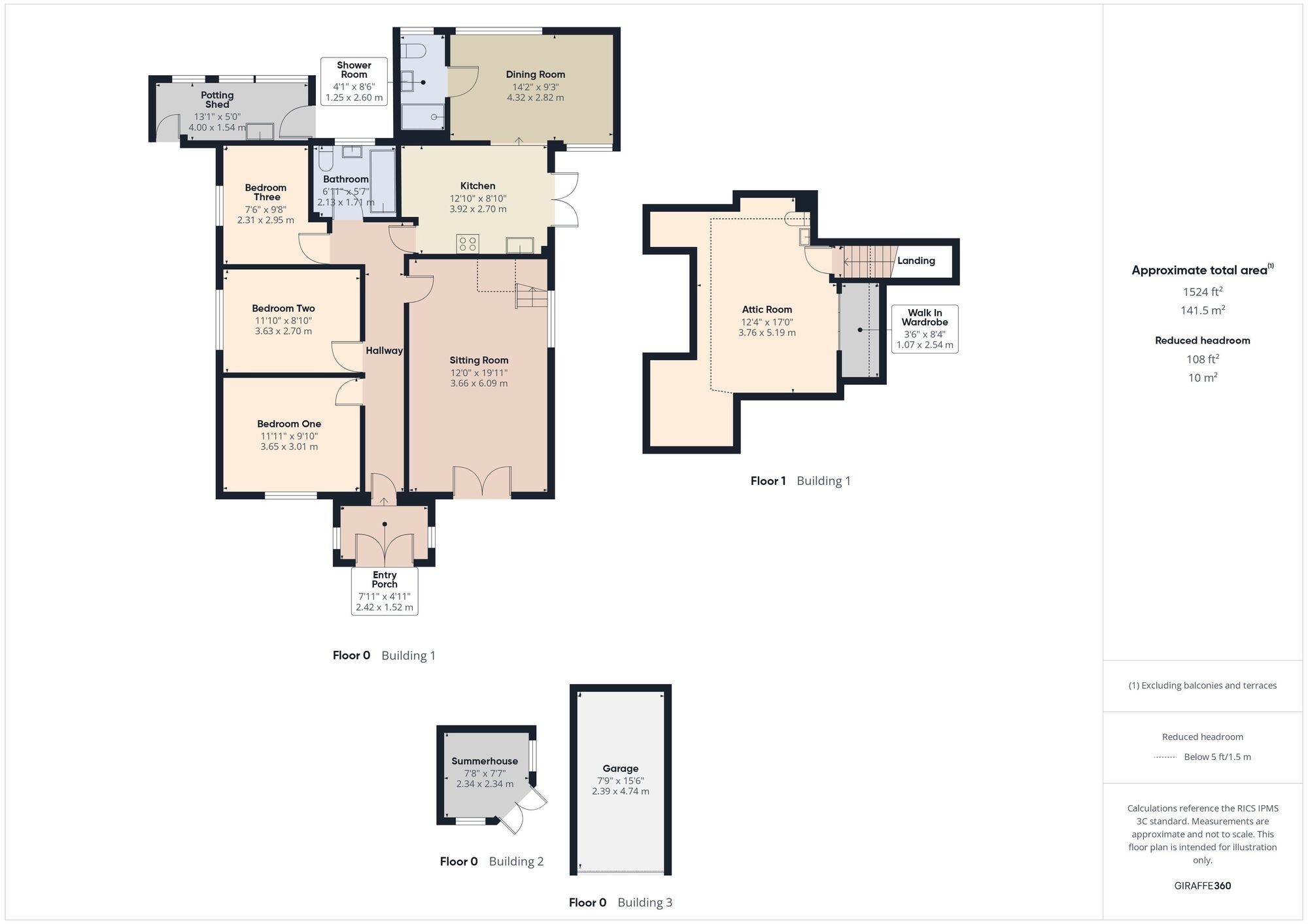 Floorplan of 4 bedroom Detached Bungalow for sale, Bristol Road, Radstock, Somerset, BA3