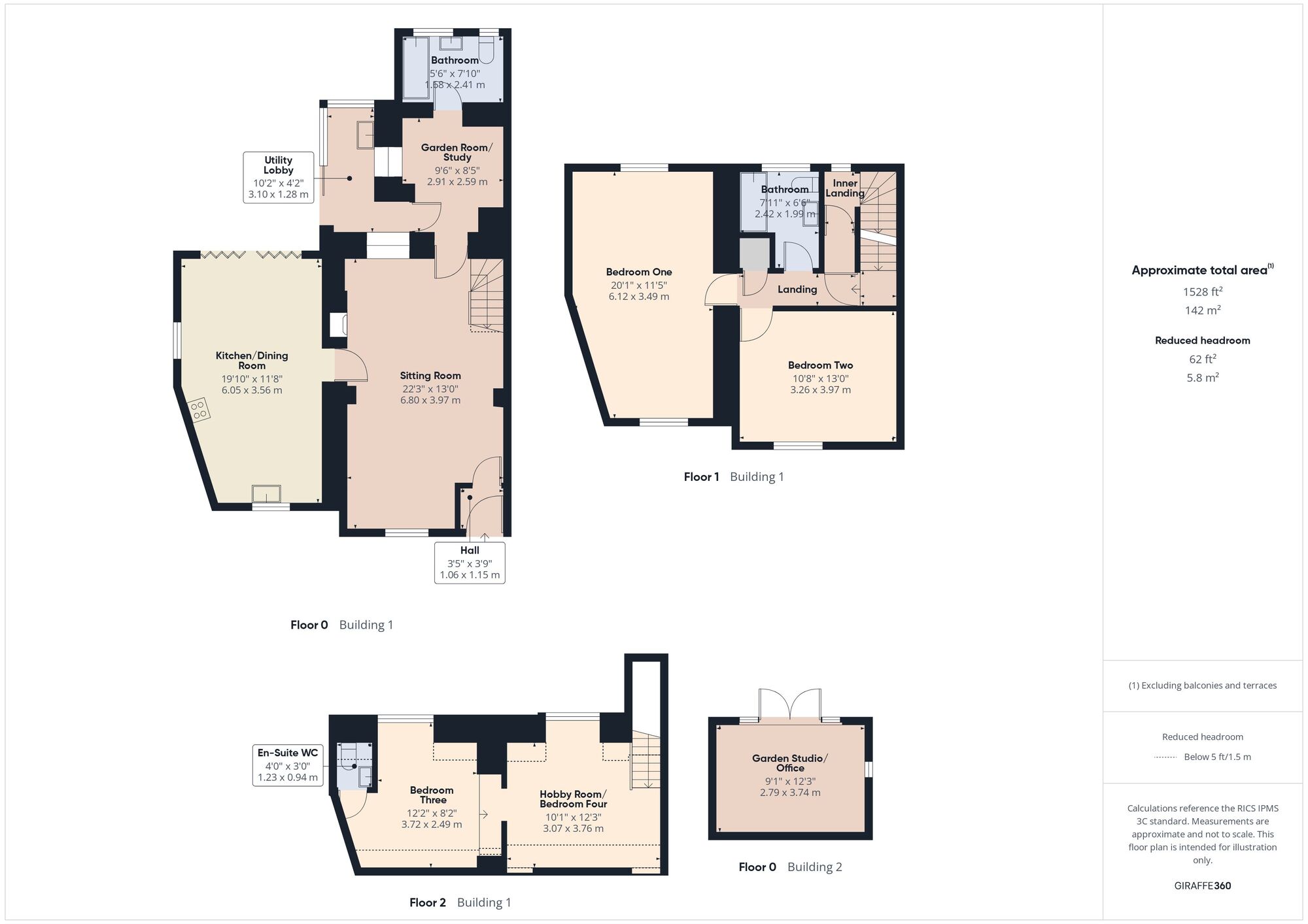 Floorplan of 3 bedroom End Terrace House for sale, Coronation Terrace, Chilcompton, Somerset, BA3