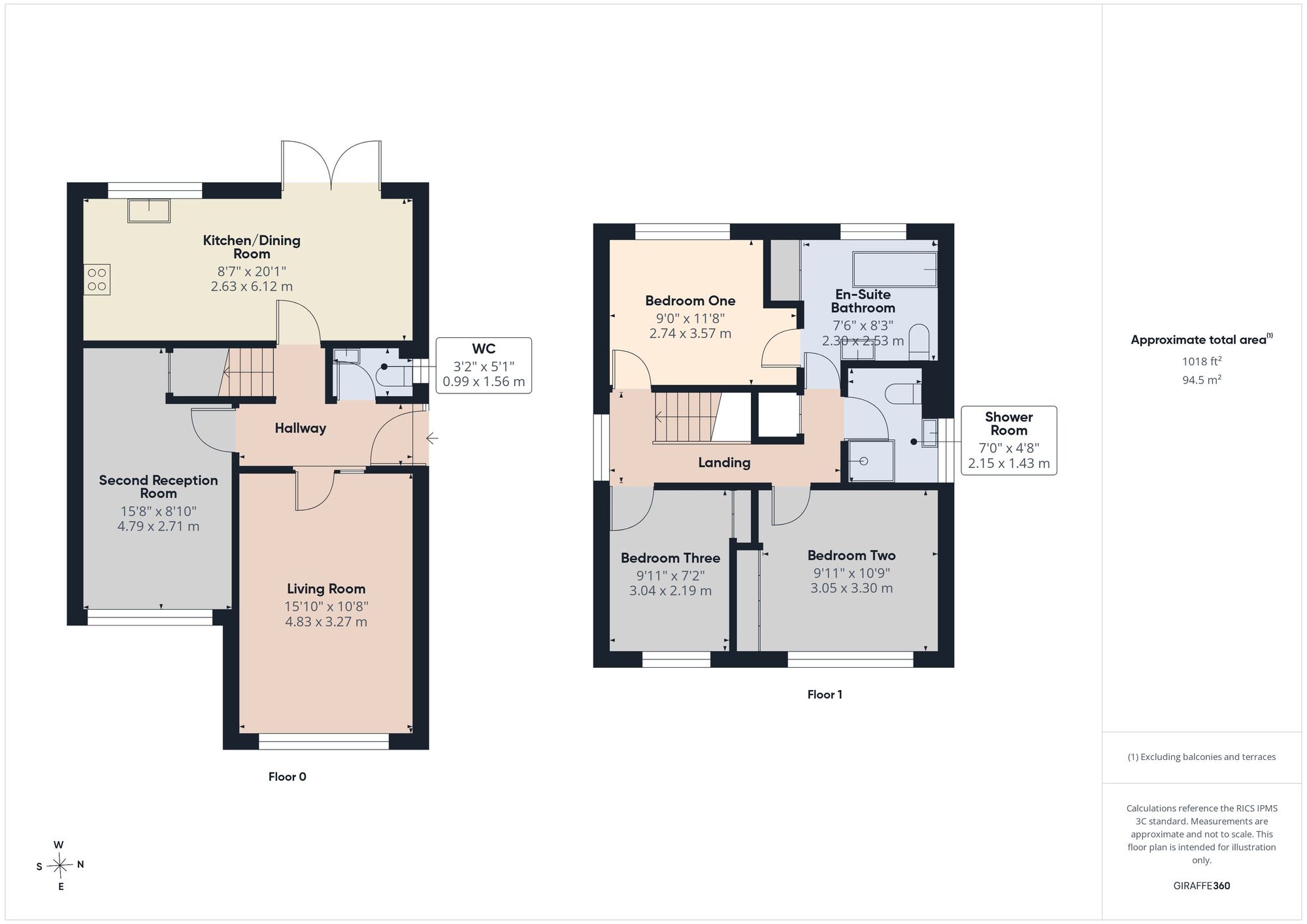Floorplan of 3 bedroom Detached House for sale, Ford Road, Peasedown St. John, Somerset, BA2