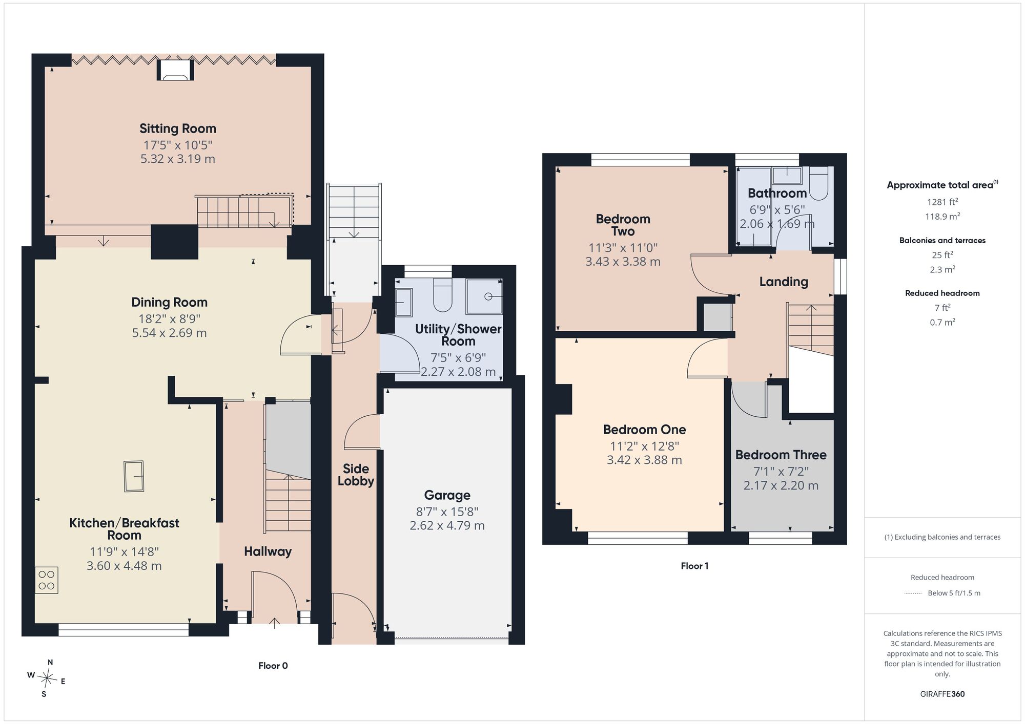 Floorplan of 3 bedroom Semi Detached House for sale, Somer Avenue, Midsomer Norton, Somerset, BA3