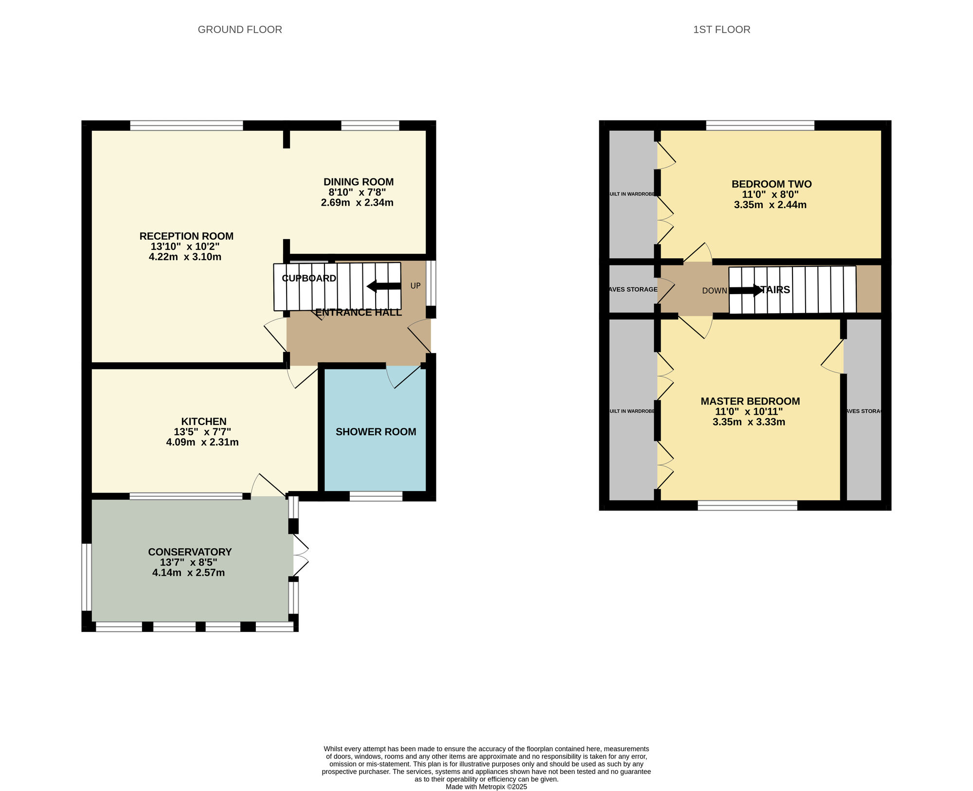 Floorplan of 2 bedroom Detached House for sale, Linacre Avenue, Norwich, NR7