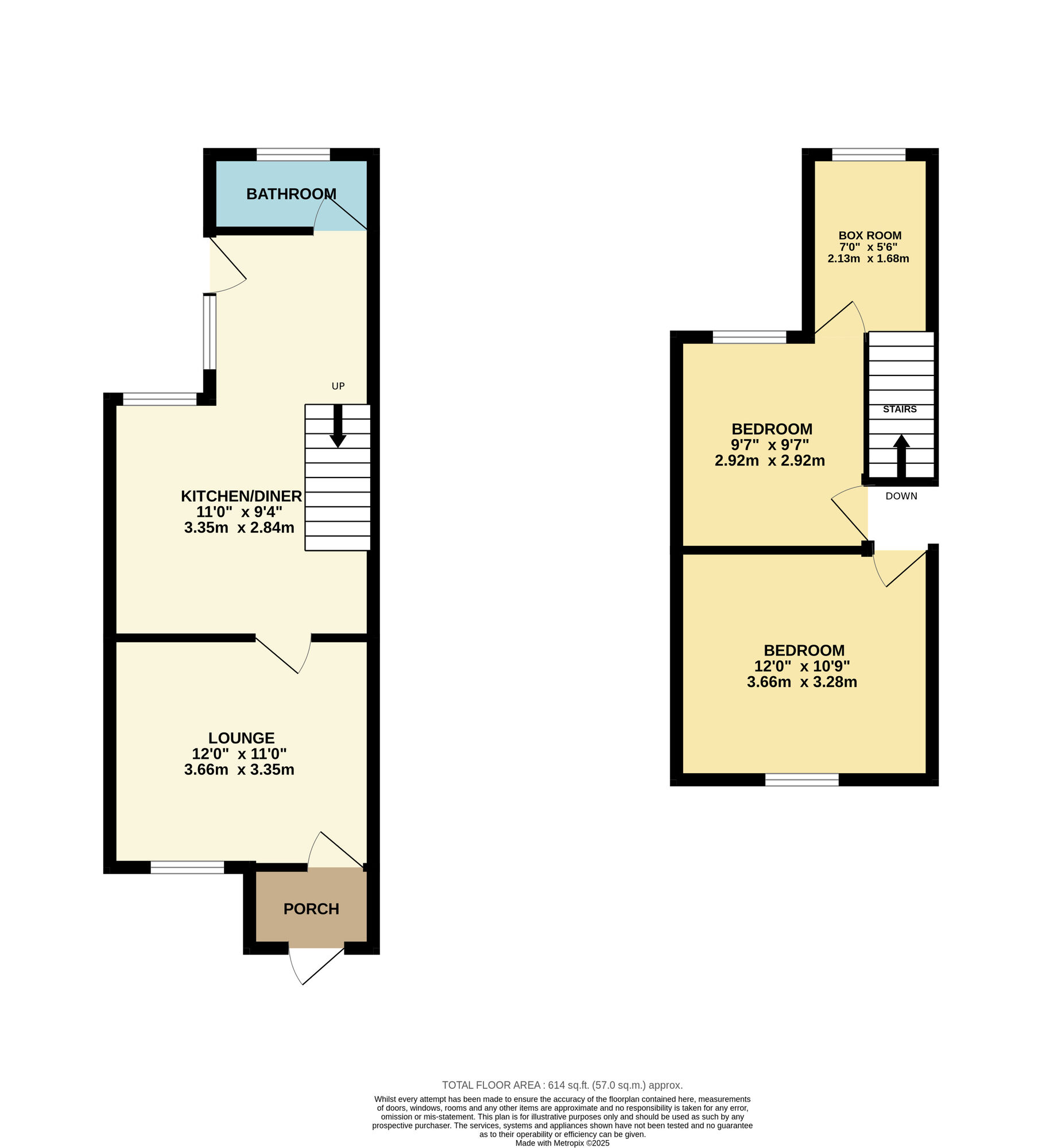 Floorplan of 2 bedroom Mid Terrace House for sale, Newmarket Street, Norwich, Norfolk, NR2