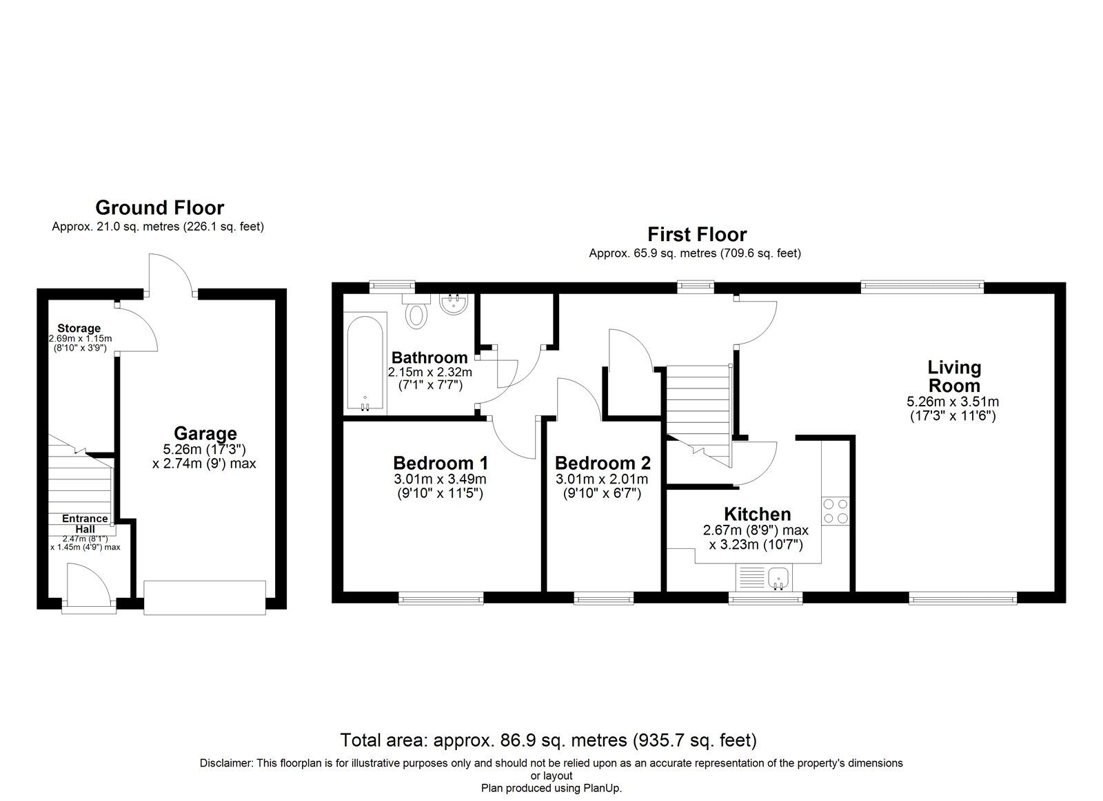 Floorplan of 2 bedroom  Flat for sale, Maltsters Yard, Norwich, Norfolk, NR1