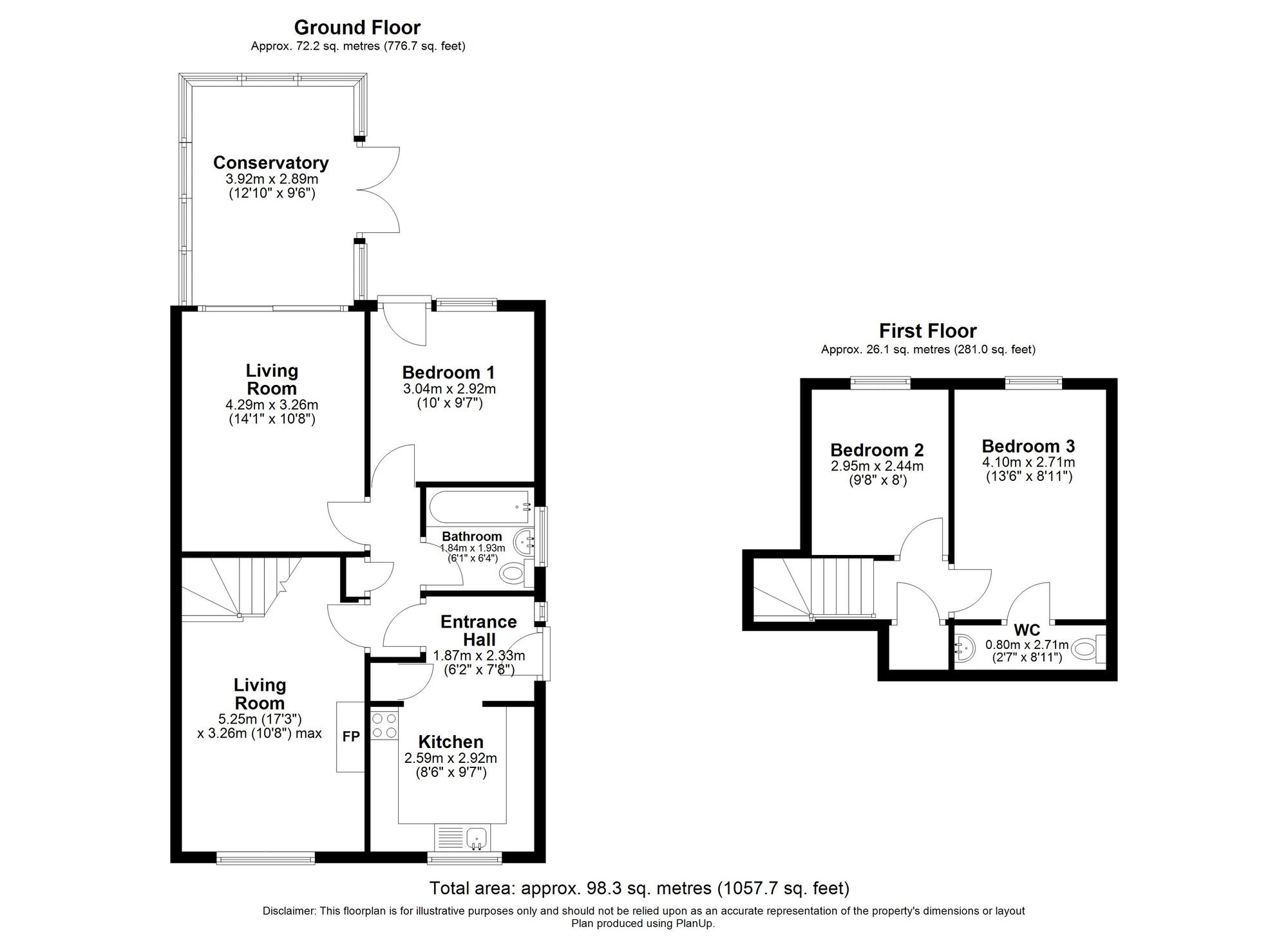 Floorplan of 4 bedroom Semi Detached Bungalow for sale, Timothy Close, Norwich, Norfolk, NR1