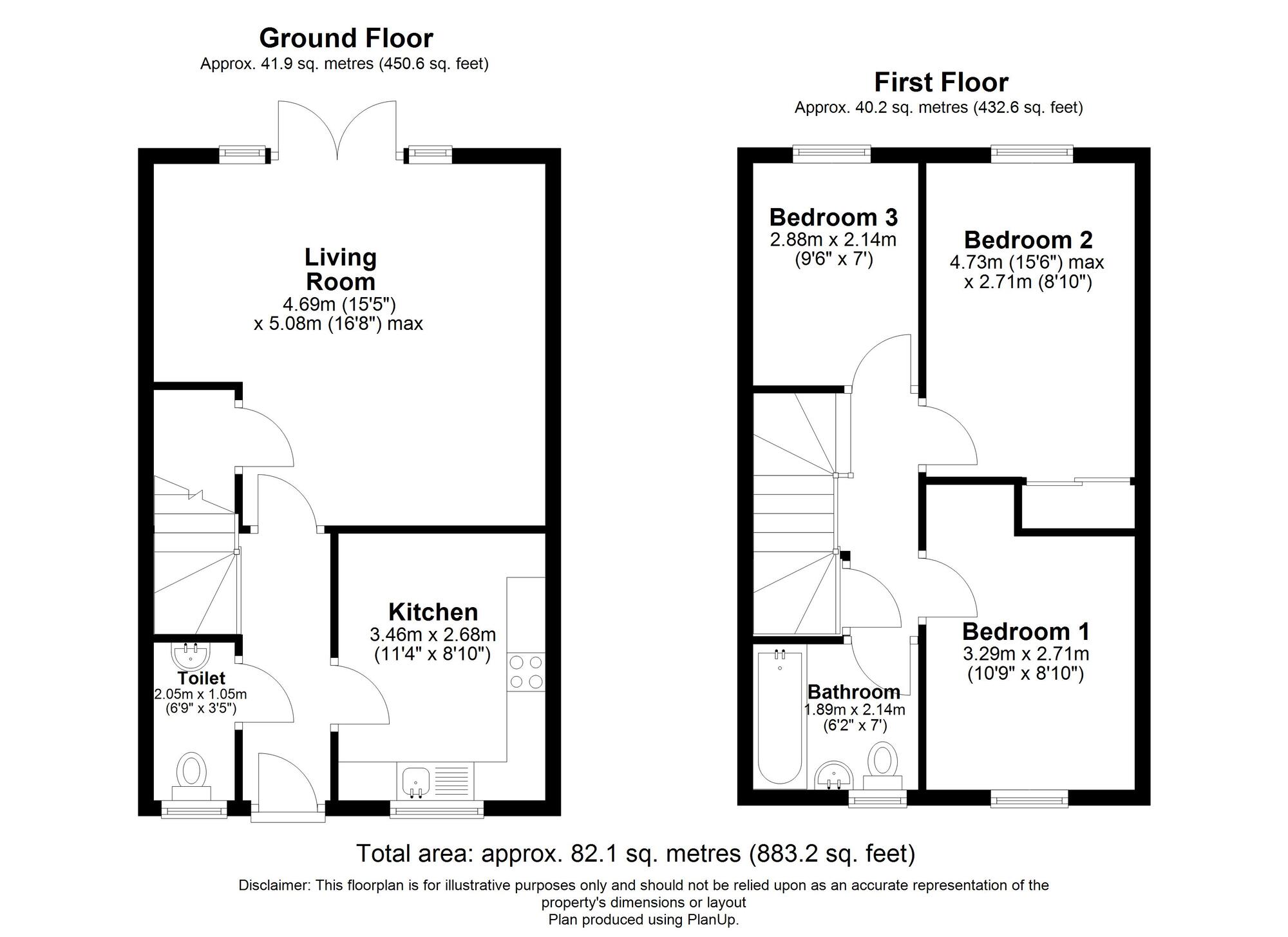 Floorplan of 3 bedroom Semi Detached House for sale, Dolphin Road, Norwich, NR5
