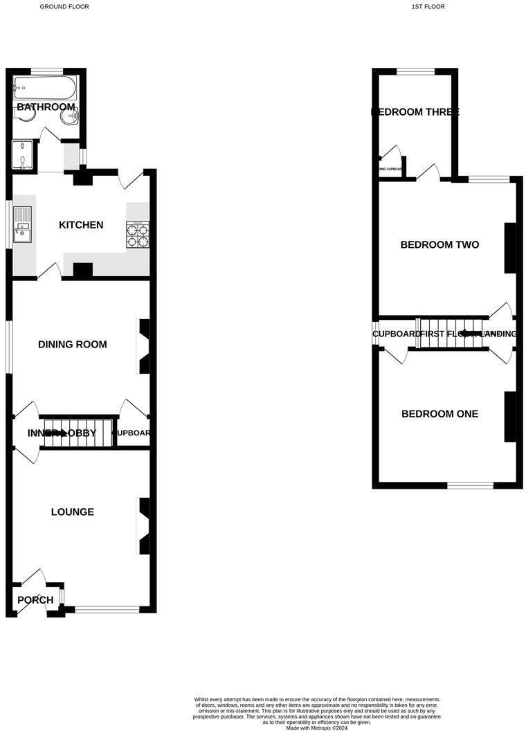 Floorplan of 3 bedroom End Terrace House for sale, Hardy Road, Norwich, Norfolk, NR1