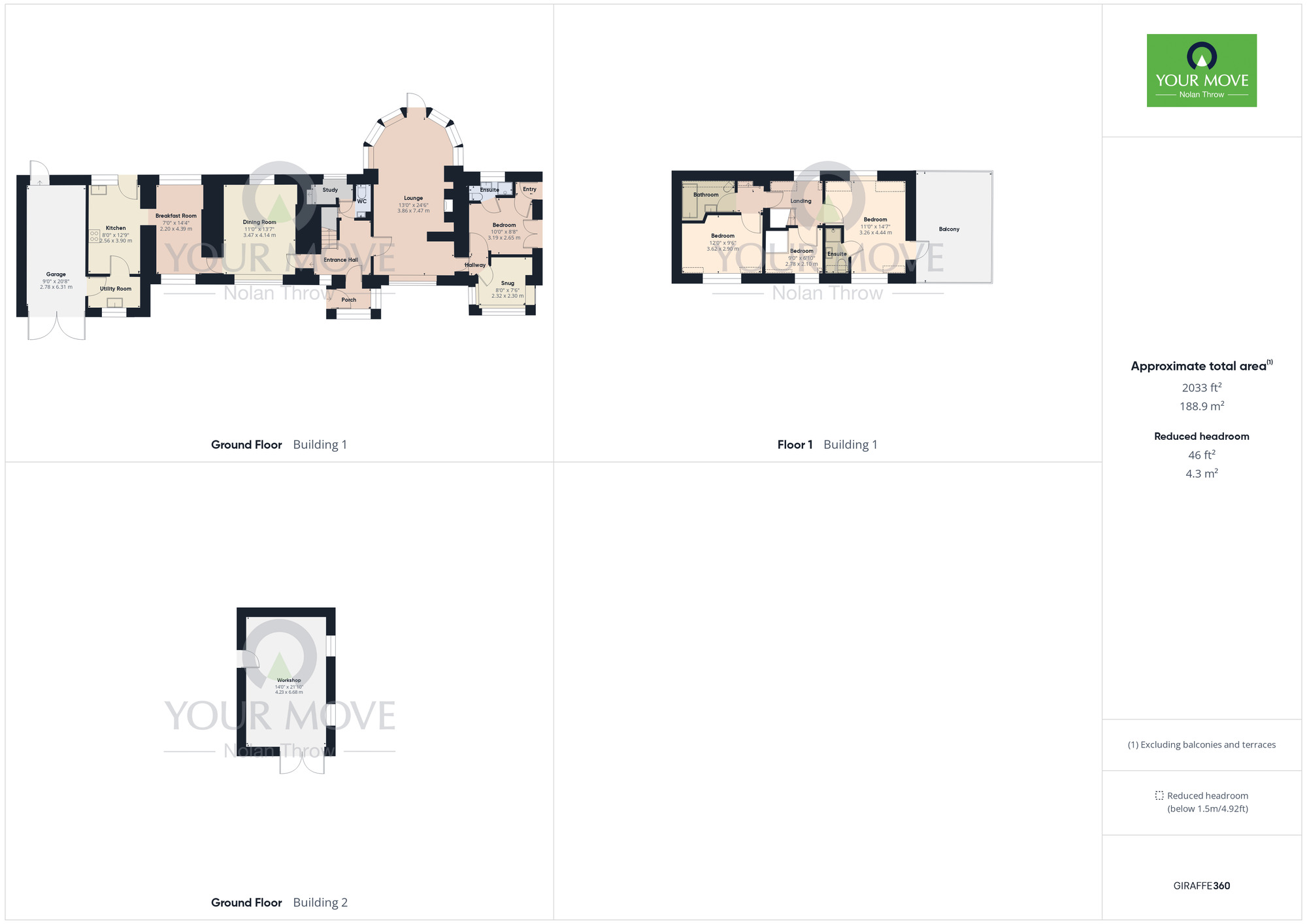 Floorplan of 4 bedroom Detached House to rent, Church Lane, Little Billing, Northampton, NN3