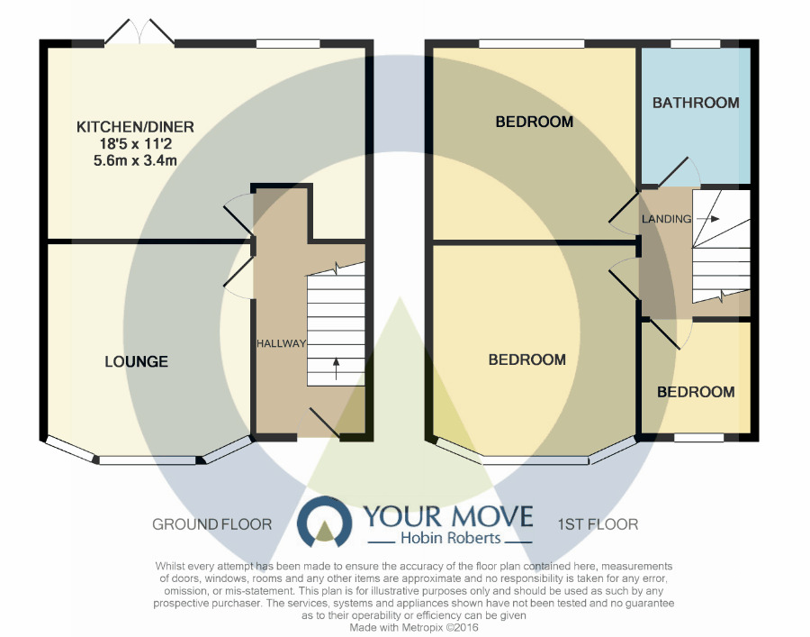 Floorplan of 3 bedroom Semi Detached House to rent, Friars Avenue, Northampton, NN4
