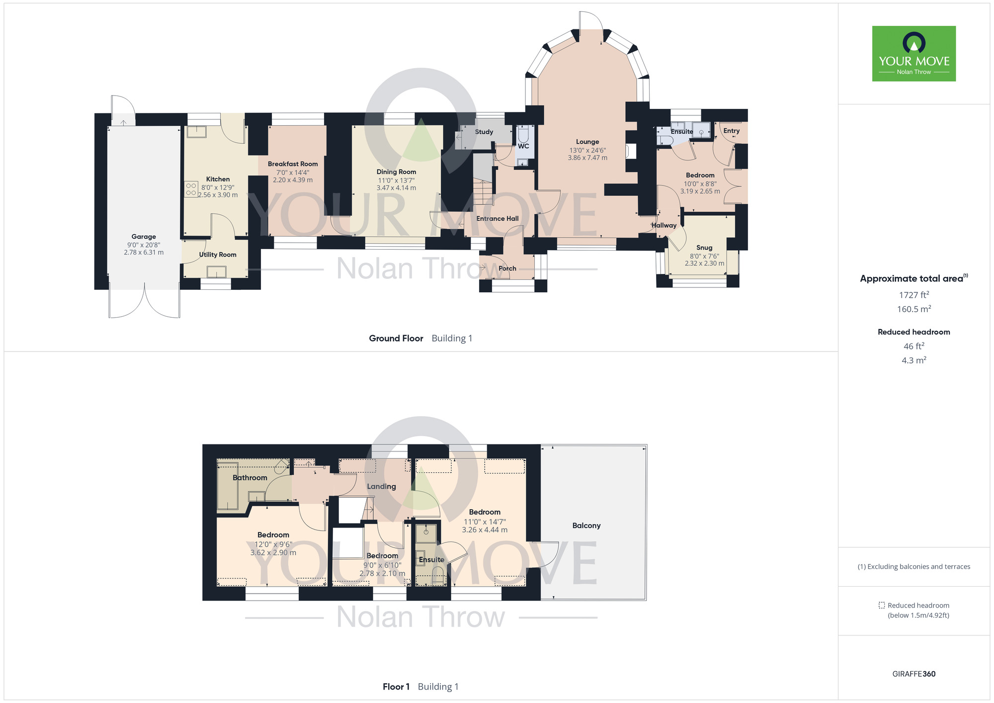 Floorplan of 4 bedroom Detached House for sale, Church Lane, Little Billing, Northampton, NN3