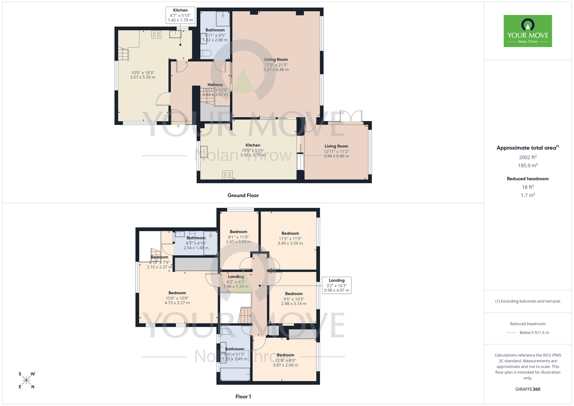 Floorplan of 5 bedroom Detached House for sale, Bramble End, West Hunsbury, Northampton, NN4