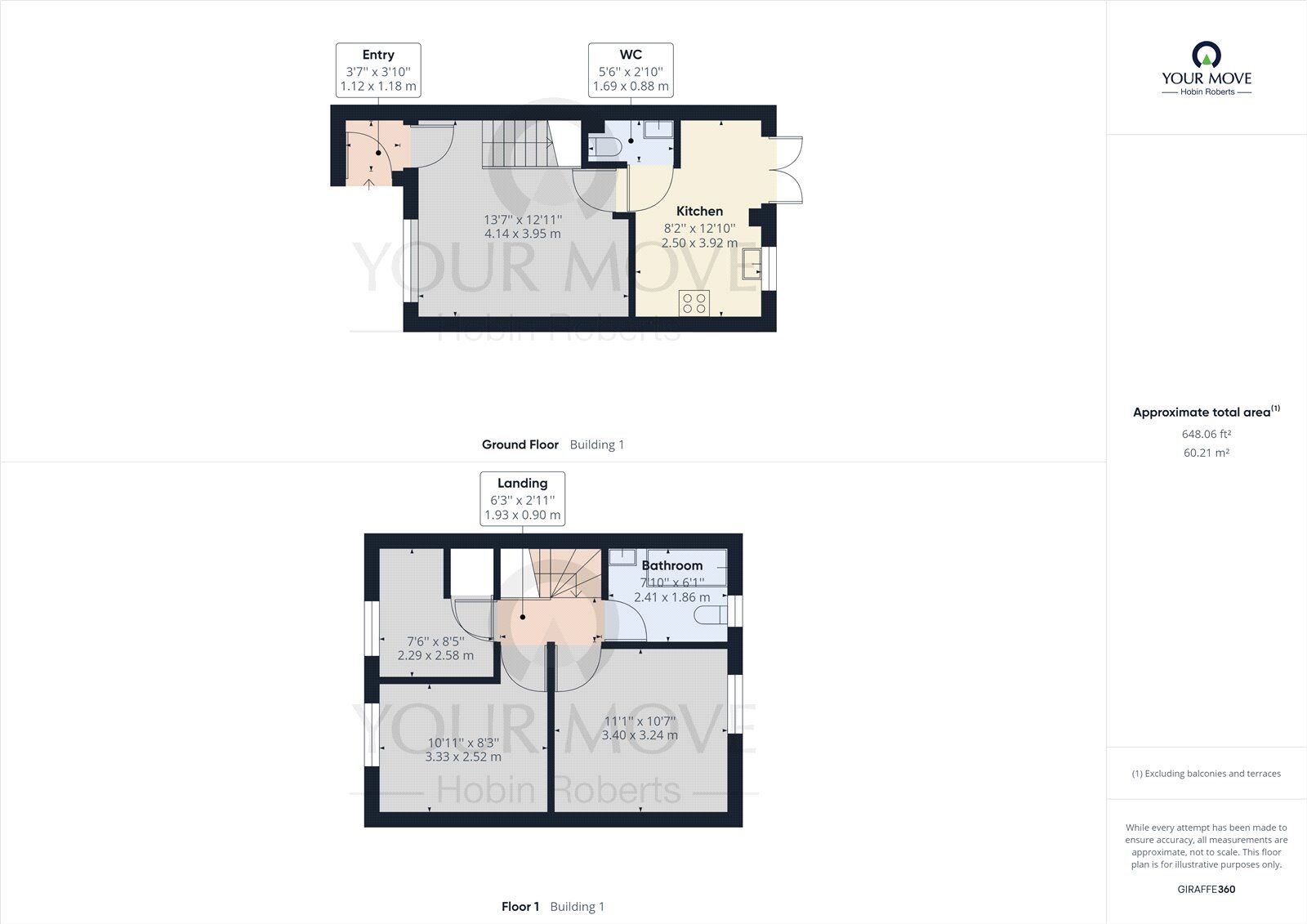 Floorplan of 3 bedroom Mid Terrace House to rent, Pomfret Arms Close, Northampton, NN4