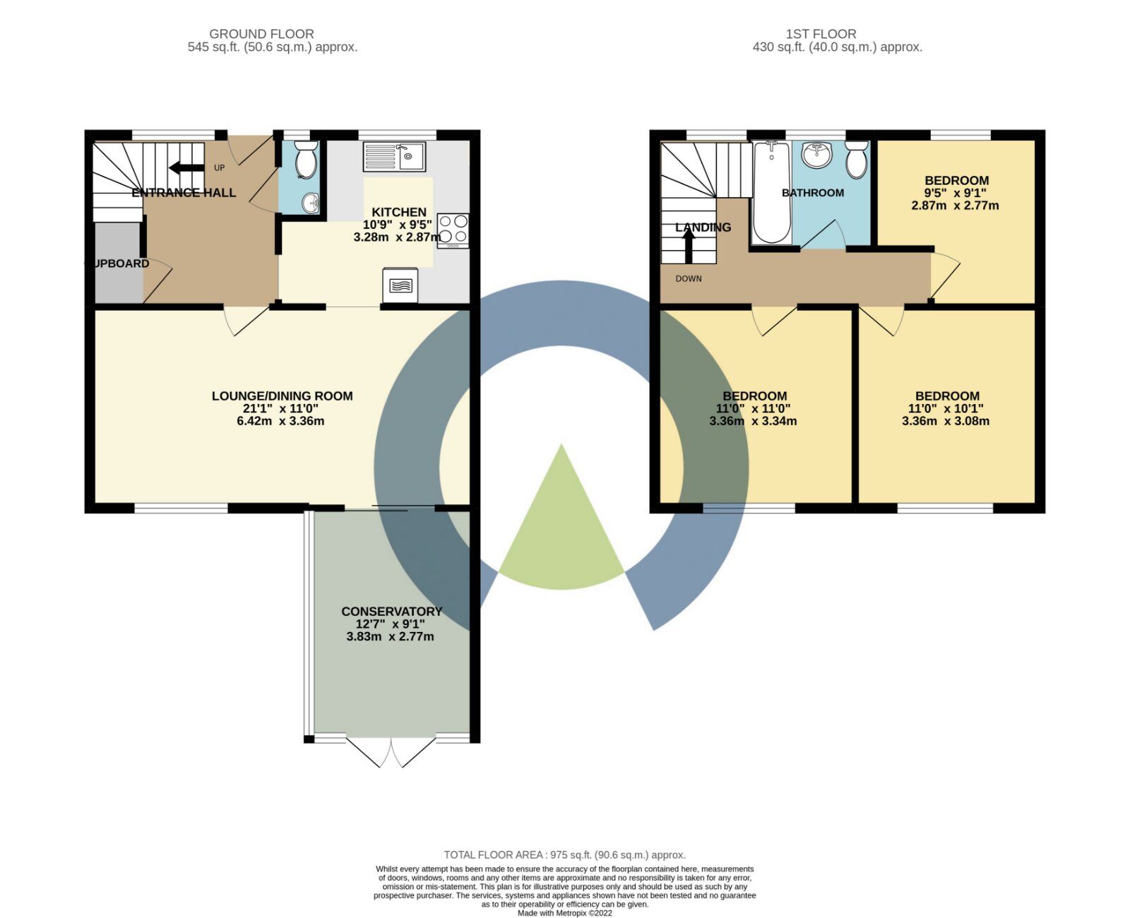 Floorplan of 3 bedroom Mid Terrace House to rent, Spelhoe Street, Southfields, Northampton, NN3