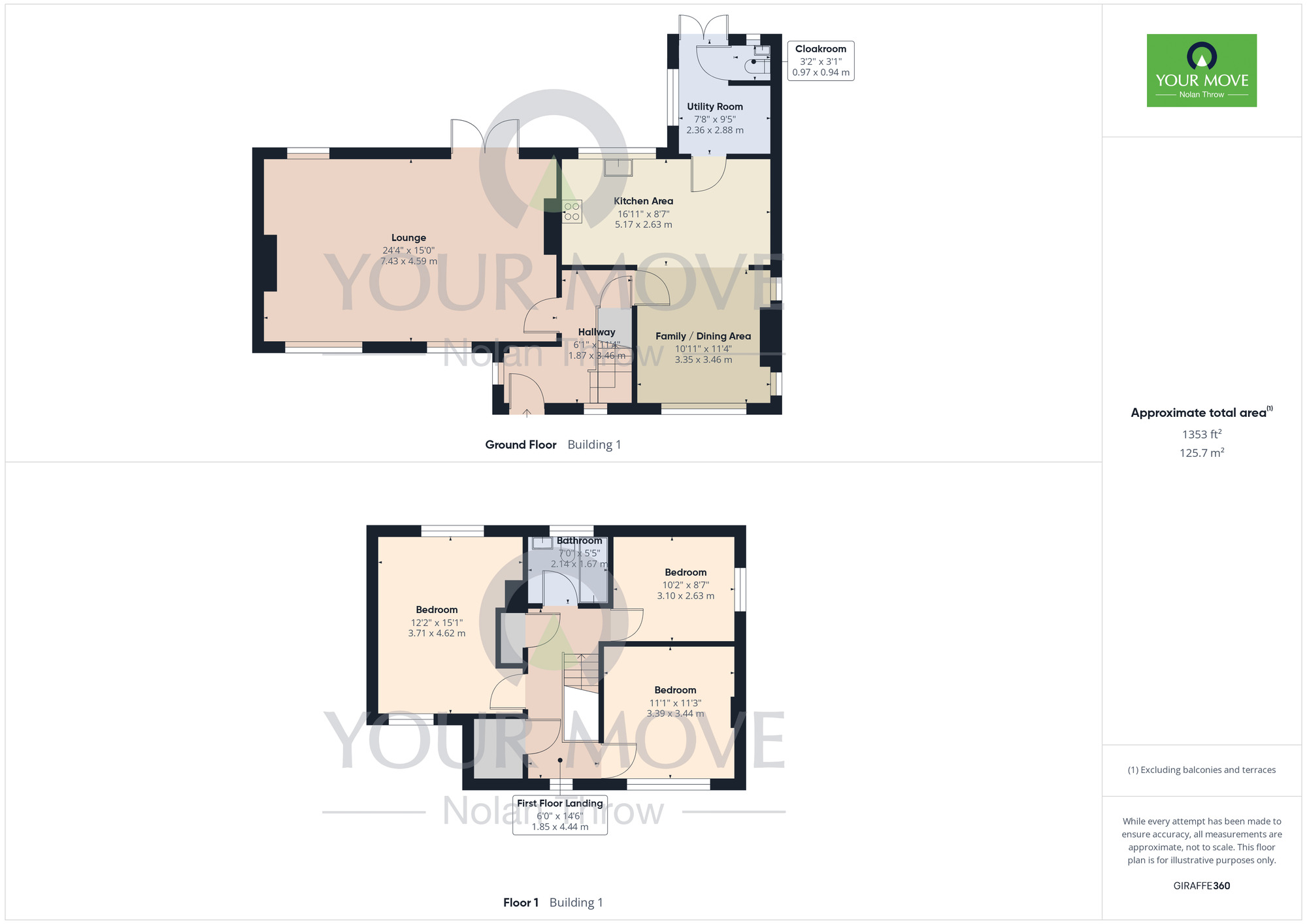 Floorplan of 3 bedroom Detached House for sale, High Street, Harpole, Northampton, NN7