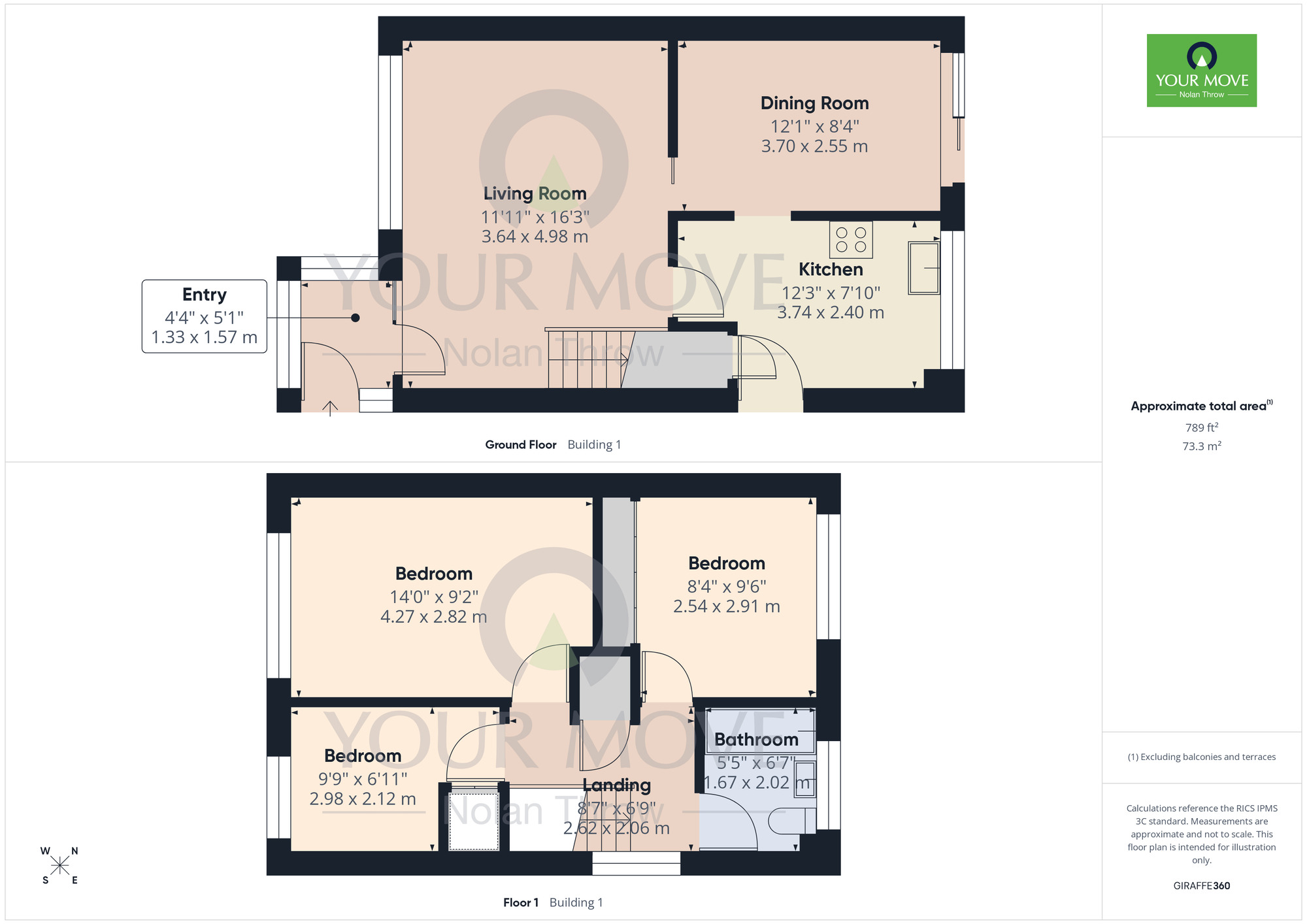 Floorplan of 3 bedroom Detached House for sale, Sherwood Avenue, Kingsthorpe, Northampton, NN2