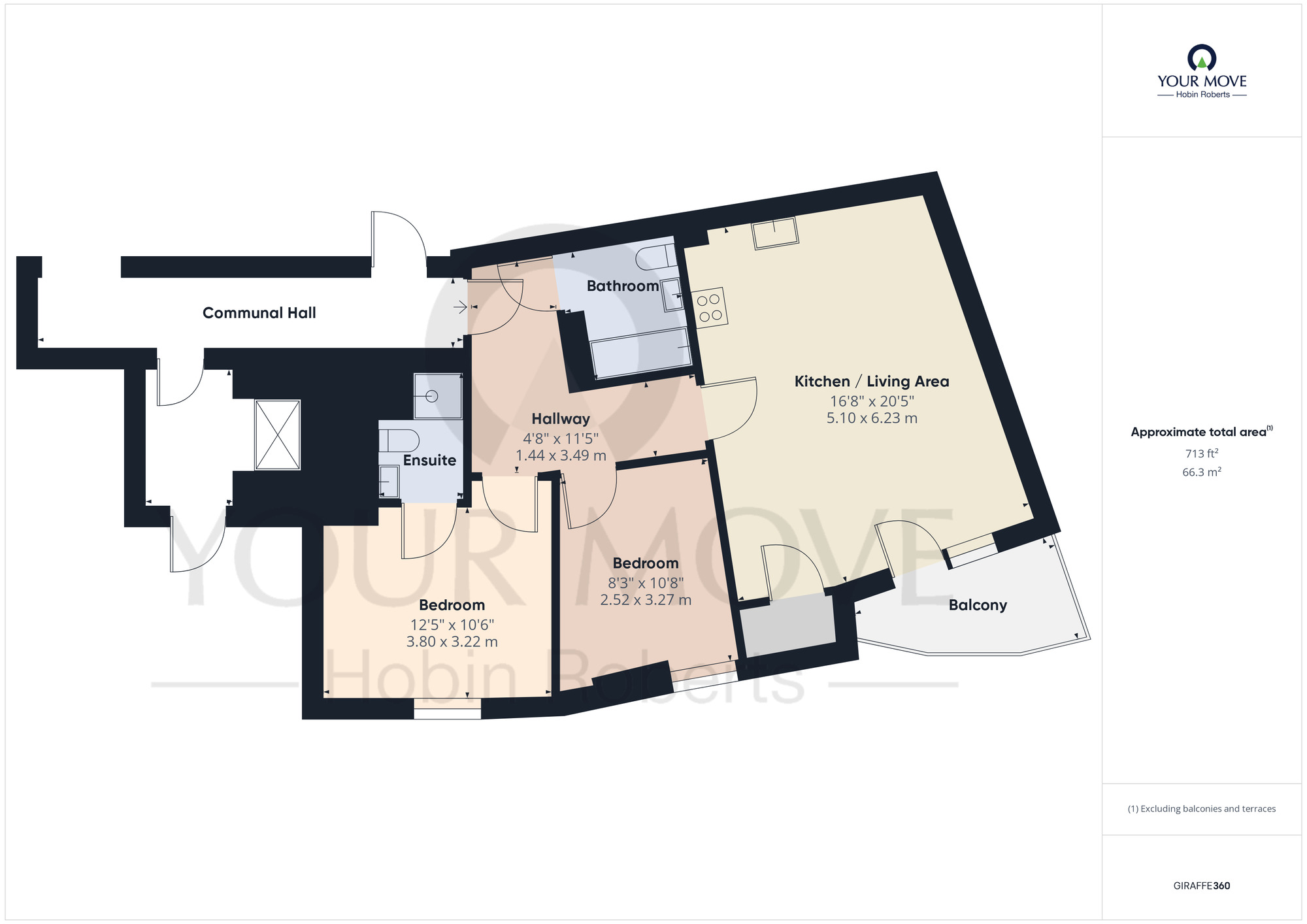 Floorplan of 2 bedroom  Flat for sale, Woolmonger Street, Northampton, NN1