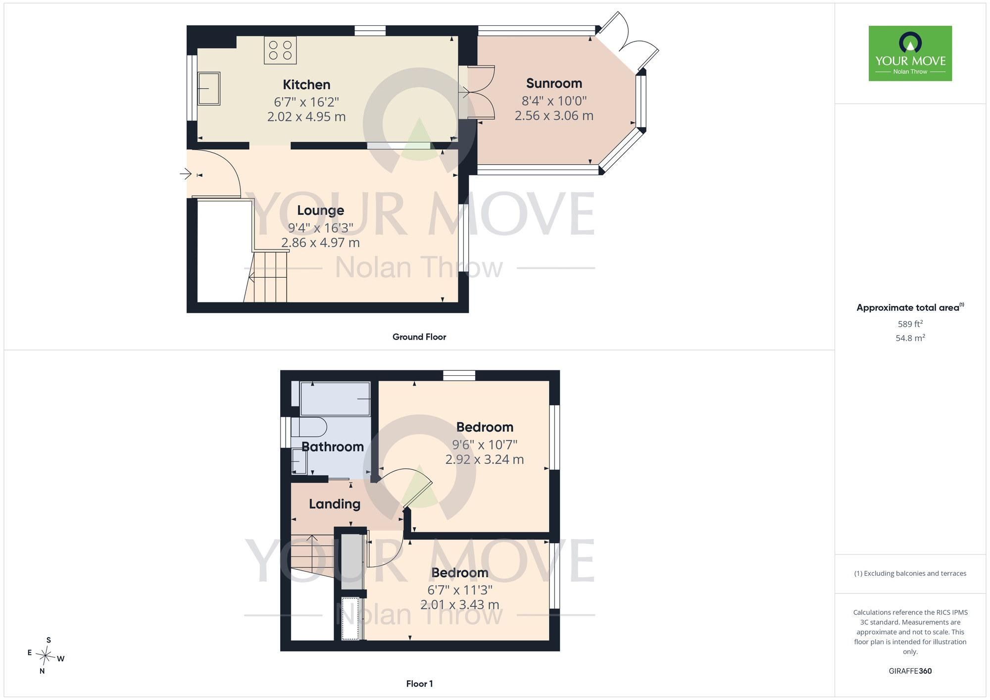 Floorplan of 2 bedroom Semi Detached House for sale, Osmund Drive, Goldings, Northampton, NN3
