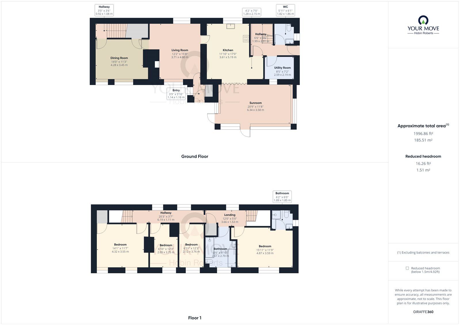 Floorplan of 4 bedroom Detached House for sale, Denford Road, Thrapston, Kettering, NN14