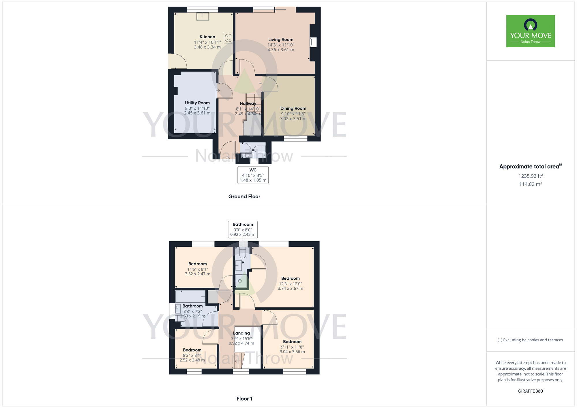 Floorplan of 4 bedroom Detached House for sale, Hawthorn Drive, Thrapston, Kettering, NN14