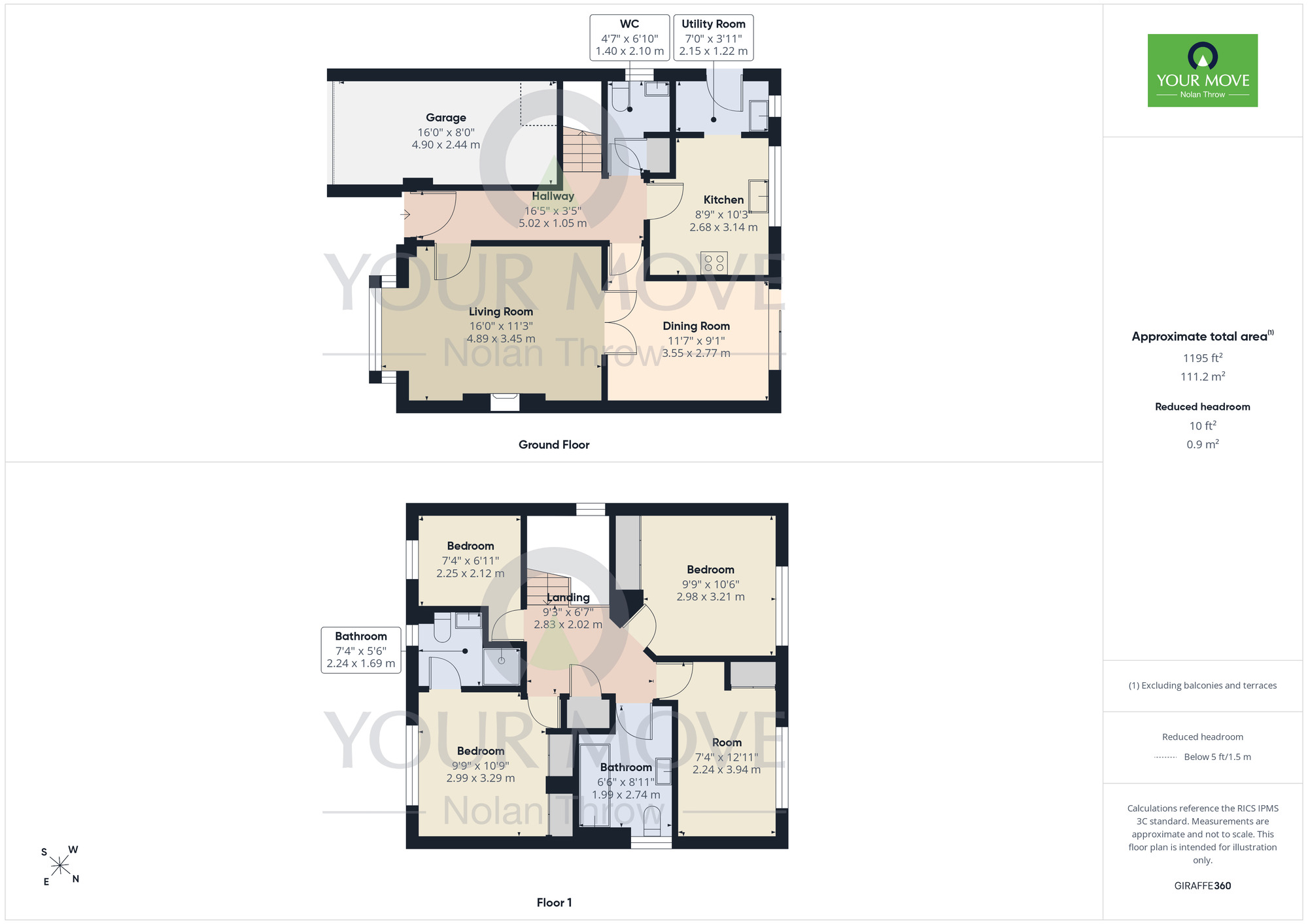 Floorplan of 4 bedroom Detached House for sale, Bougainvillea Drive, Northampton, NN3