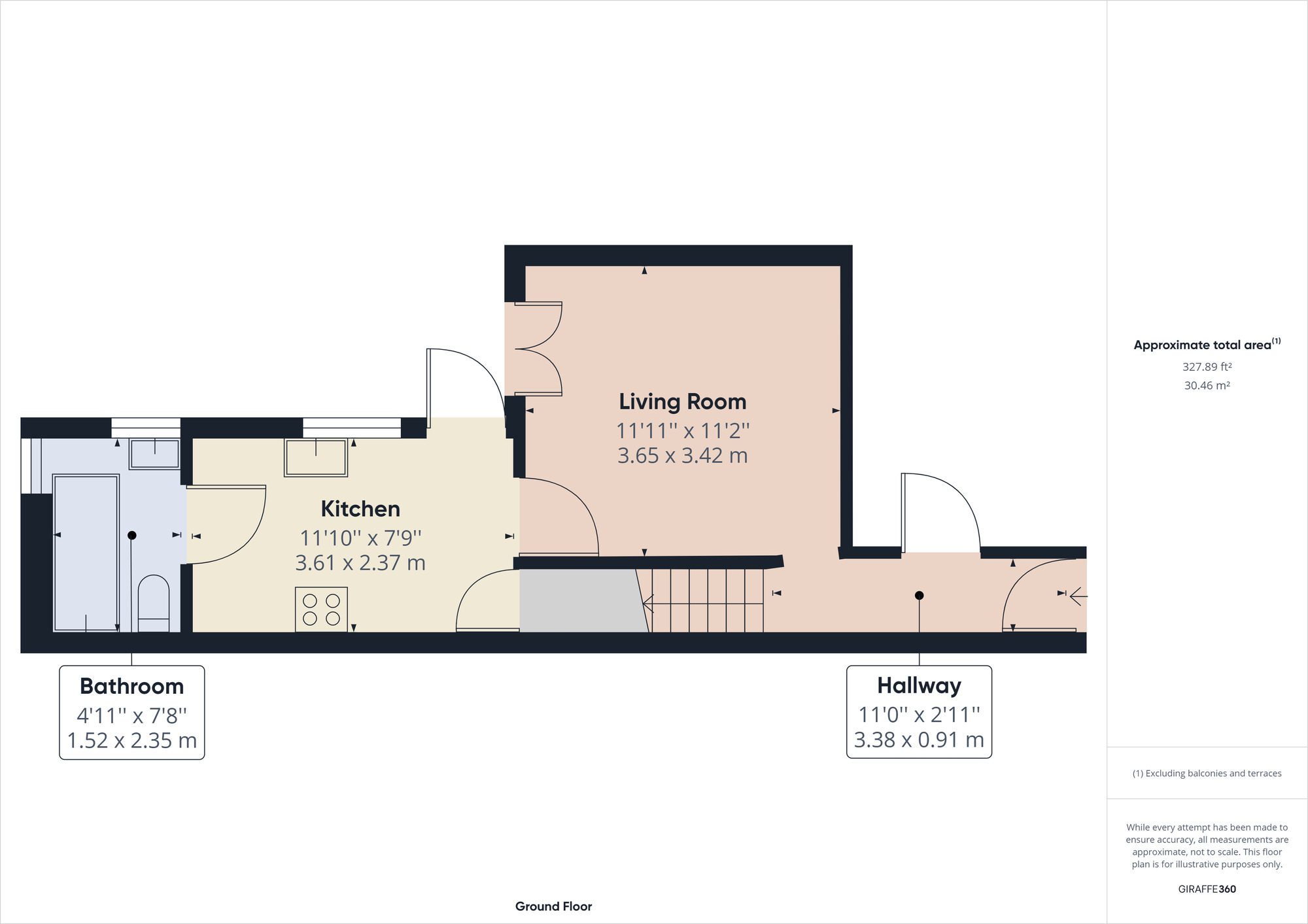 Floorplan of 3 bedroom  House to rent, St. Leonards Road, Northampton, NN4
