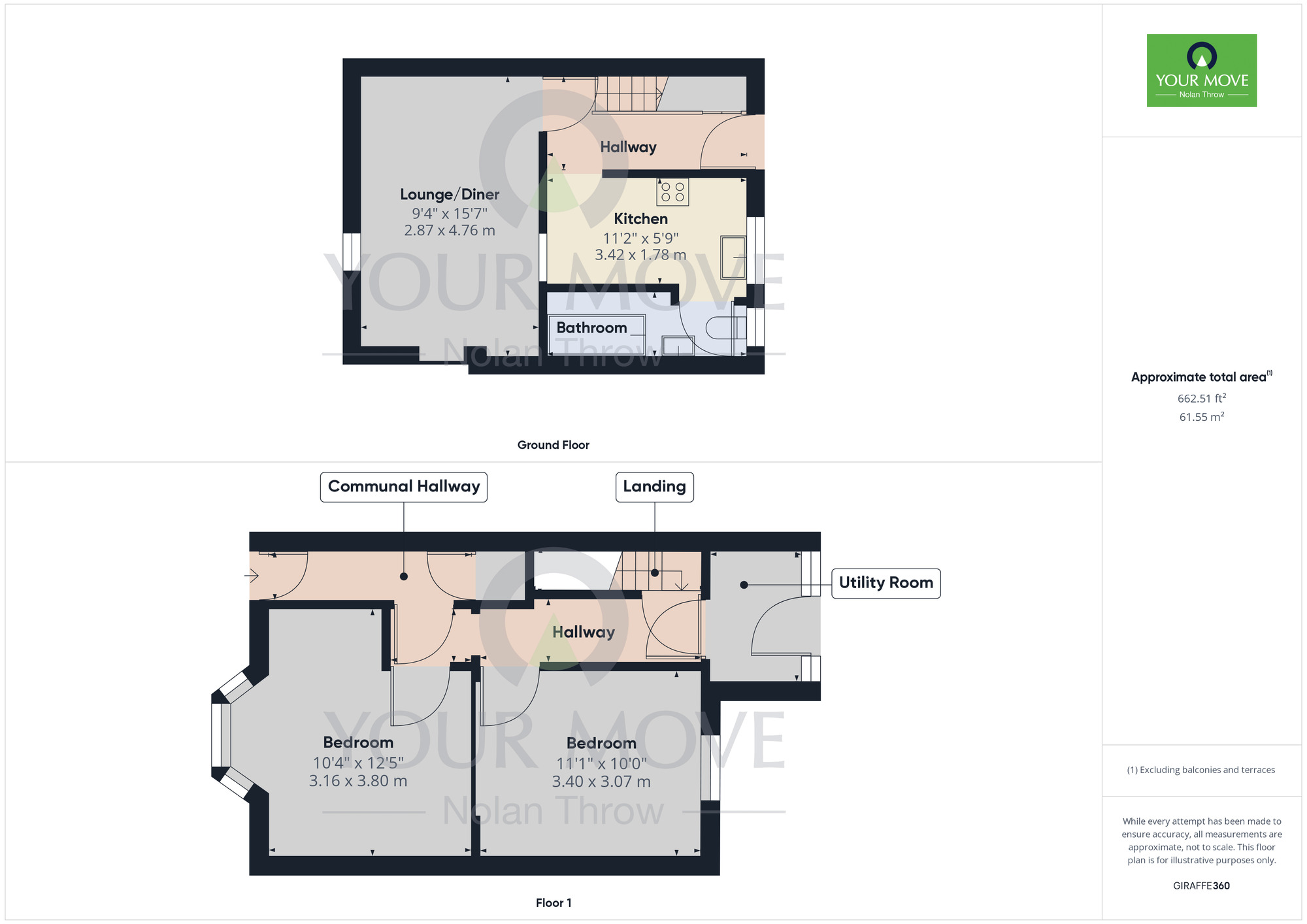 Floorplan of 2 bedroom  Flat to rent, Semilong Road, Semilong, Northampton, NN2