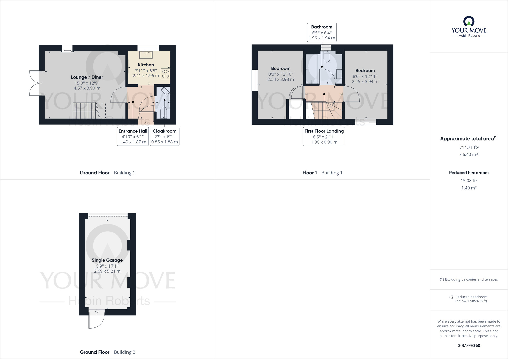 Floorplan of 2 bedroom Mid Terrace House for sale, Finney Drive, Grange Park, Northamptonshire, NN4