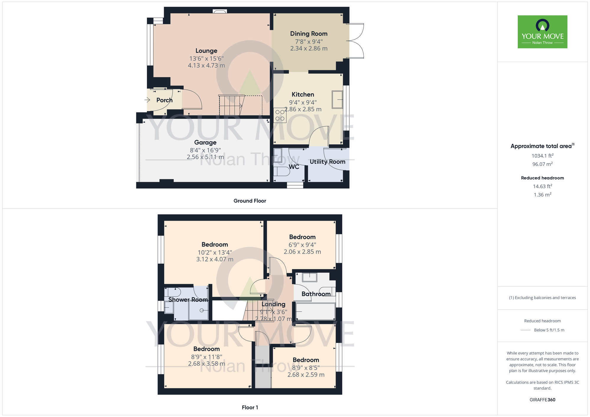 Floorplan of 4 bedroom Detached House for sale, Curlbrook Close, Wootton, Northampton, NN4
