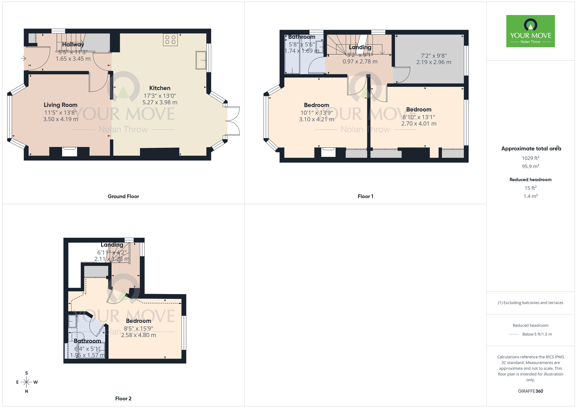 Floorplan of 4 bedroom Semi Detached House for sale, Lime Avenue, Phippsville, Northampton, NN3