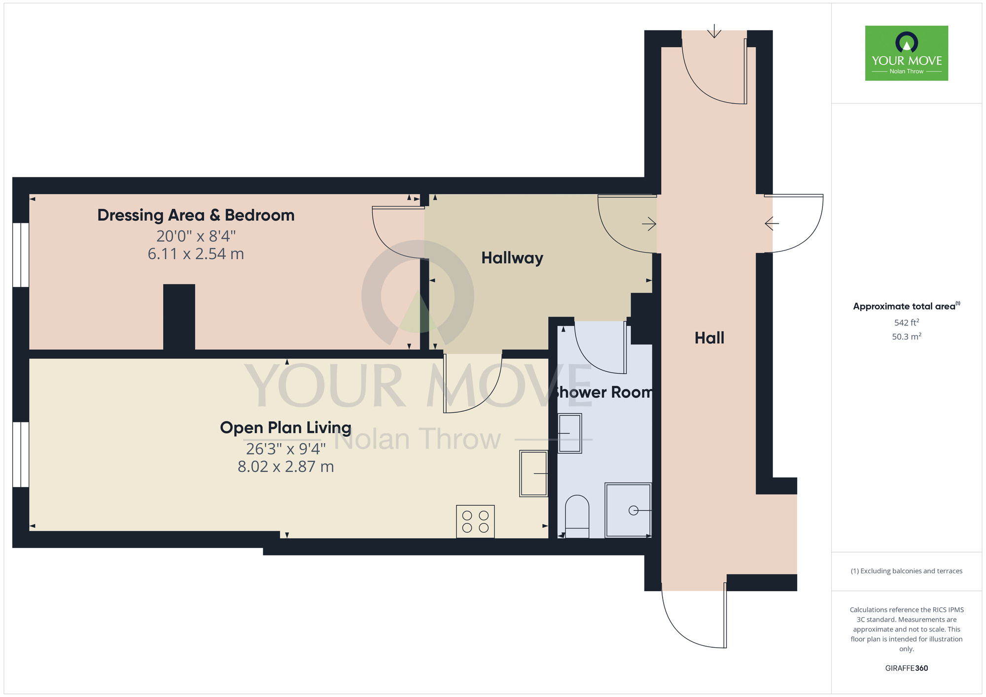Floorplan of 1 bedroom  Flat to rent, Gold Street, Northampton, NN1