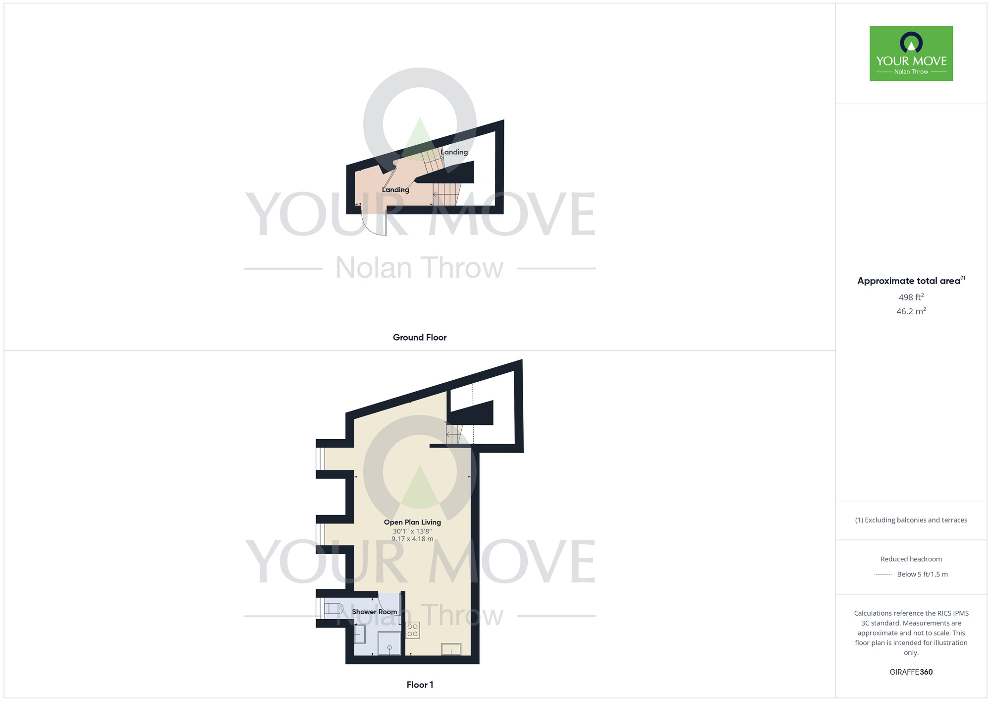 Floorplan of 1 bedroom  Flat to rent, Talbot Road, Northampton, NN1