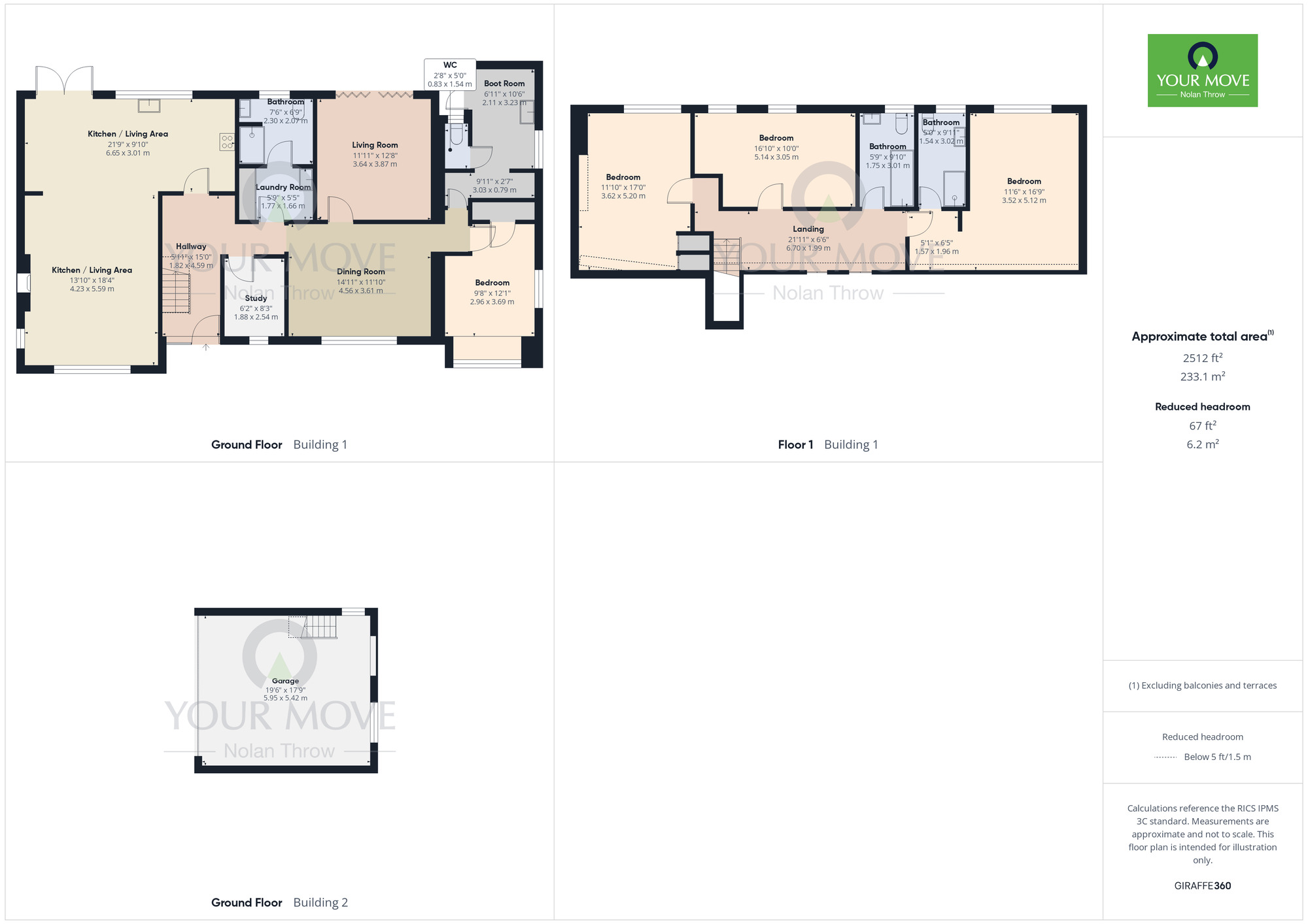 Floorplan of 4 bedroom Detached House for sale, Ashton Road, Hartwell, Northampton, NN7