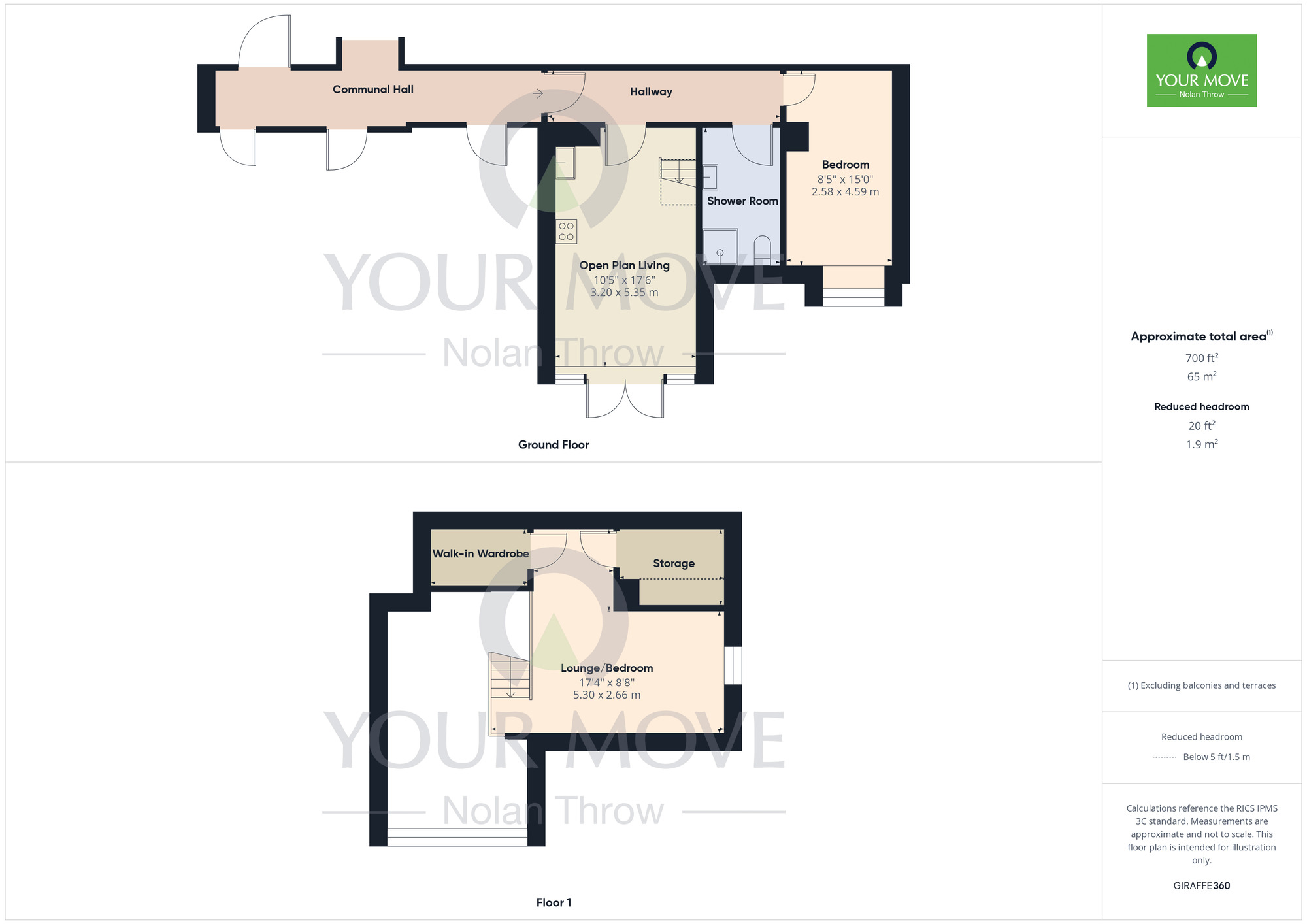 Floorplan of 1 bedroom  Flat to rent, Gold Street, Northampton, NN1