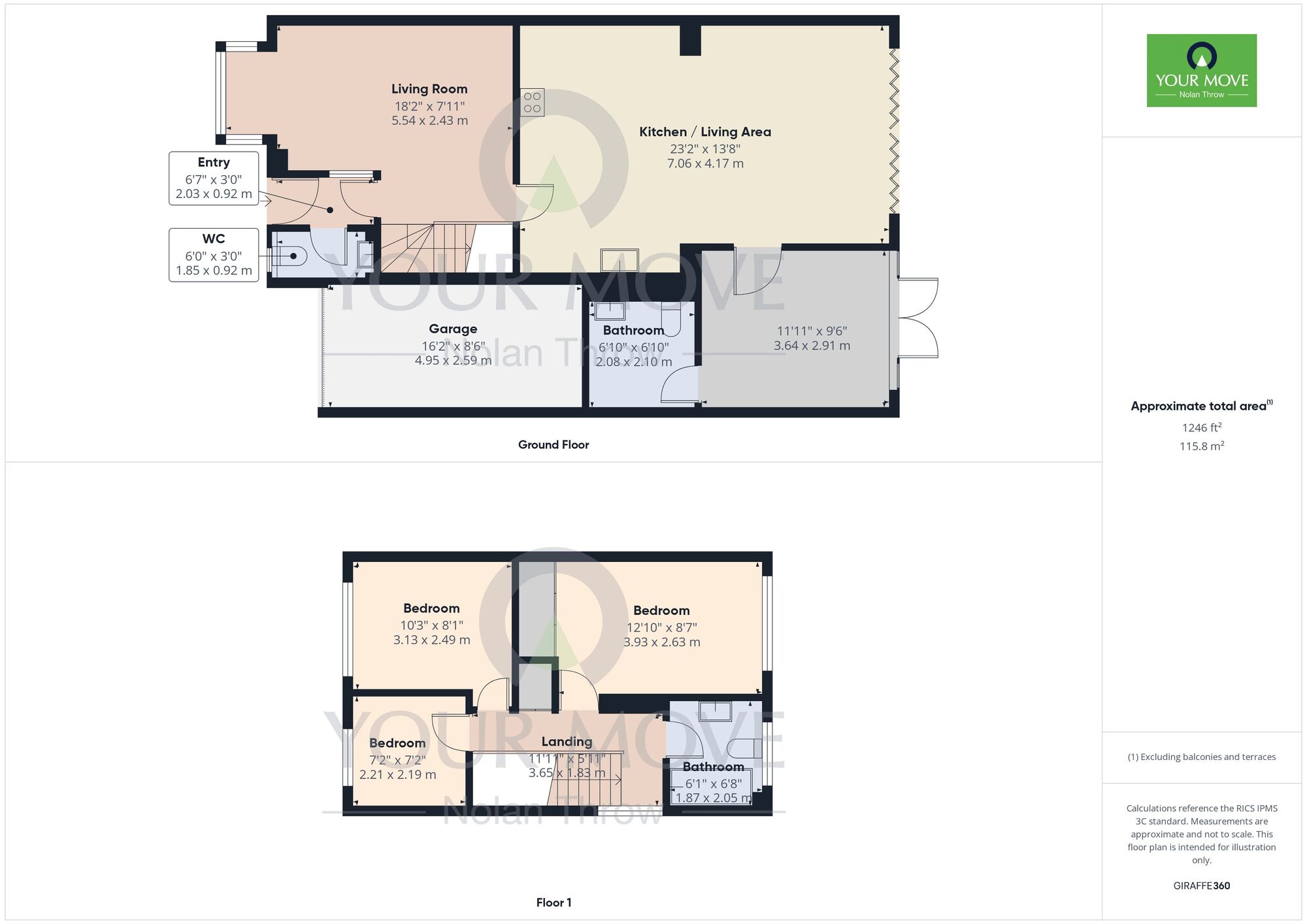 Floorplan of 4 bedroom Detached House for sale, Offas Lane, Winslow, Buckinghamshire, MK18
