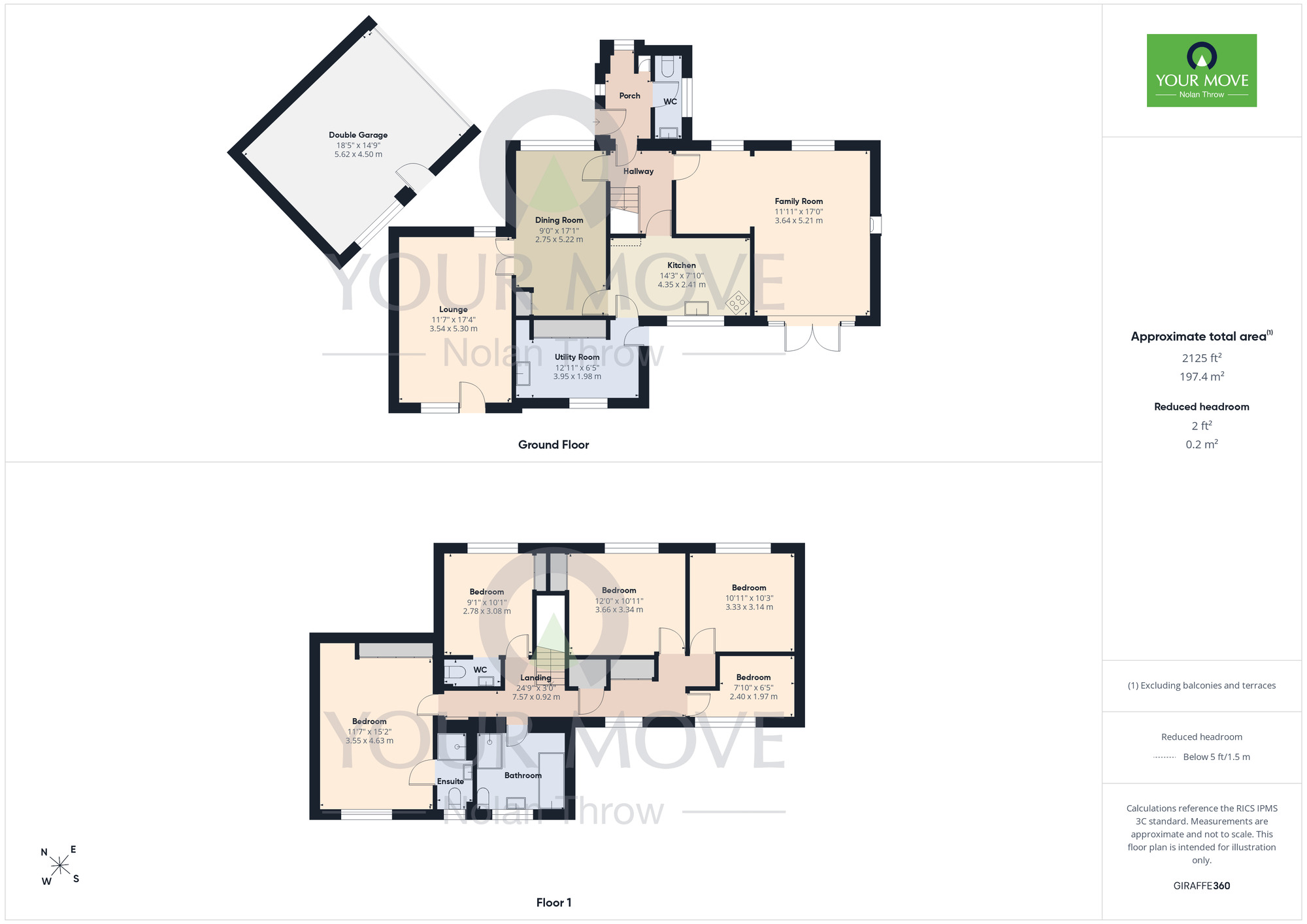 Floorplan of 5 bedroom Detached House for sale, Park Street, Earls Barton, Northampton, NN6