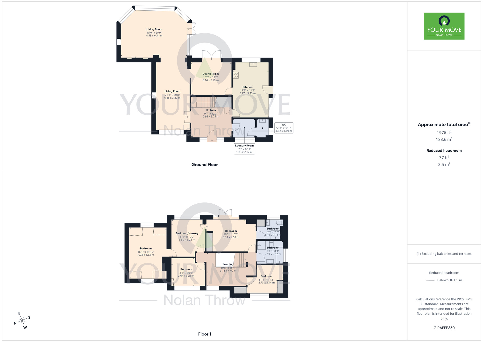 Floorplan of 4 bedroom Detached House for sale, Ecton Lane, Sywell, Northampton, NN6