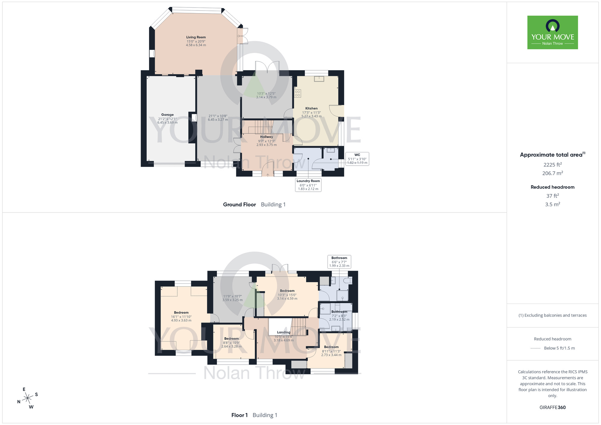 Floorplan of 5 bedroom Detached House for sale, Ecton Lane, Sywell, Northampton, NN6