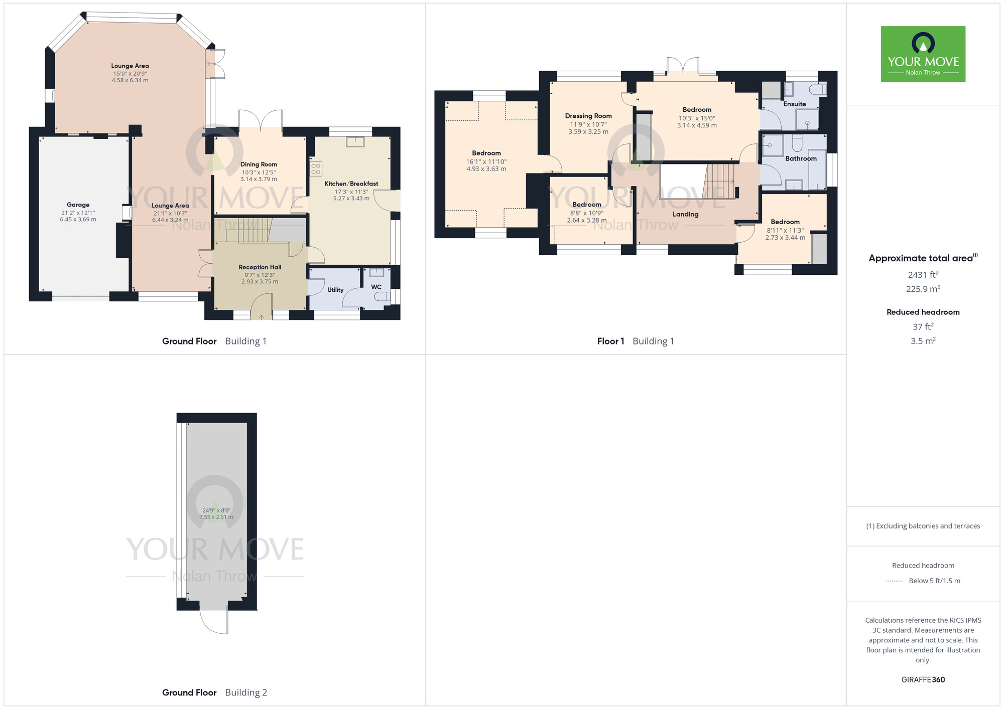 Floorplan of 4 bedroom Detached House for sale, Ecton Lane, Sywell, Northampton, NN6