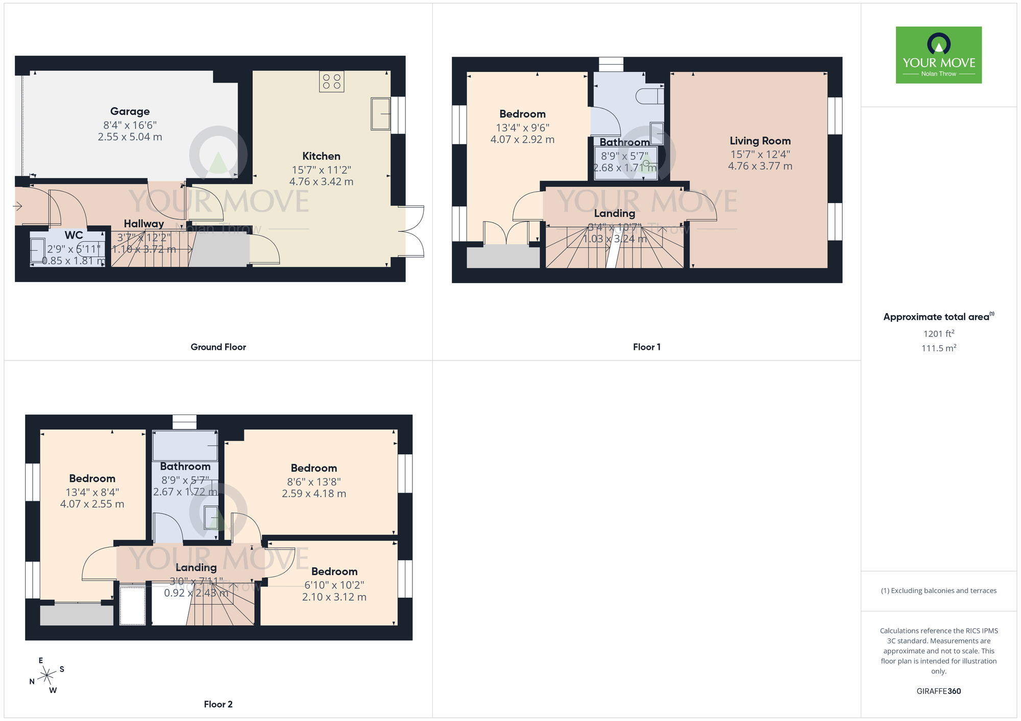 Floorplan of 4 bedroom End Terrace House for sale, Fusilier Way, Weedon, Northamptonshire, NN7