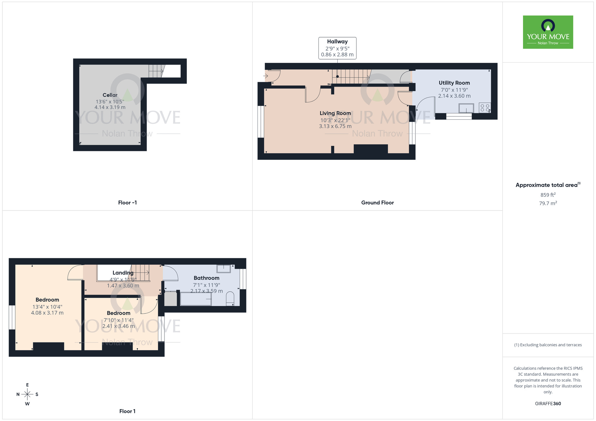 Floorplan of 2 bedroom Mid Terrace House for sale, Gordon Street, Semilong, Northampton, NN2